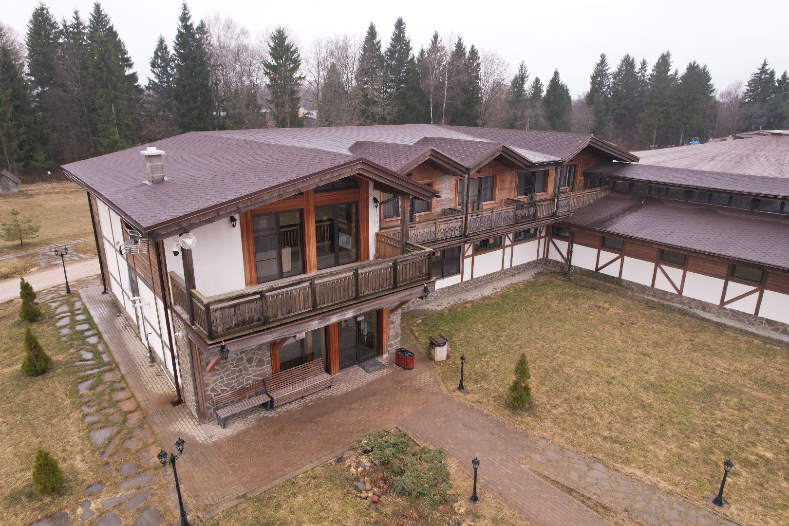 видео с коптера, эко-отель подмосковья, эко-отель под можайском,