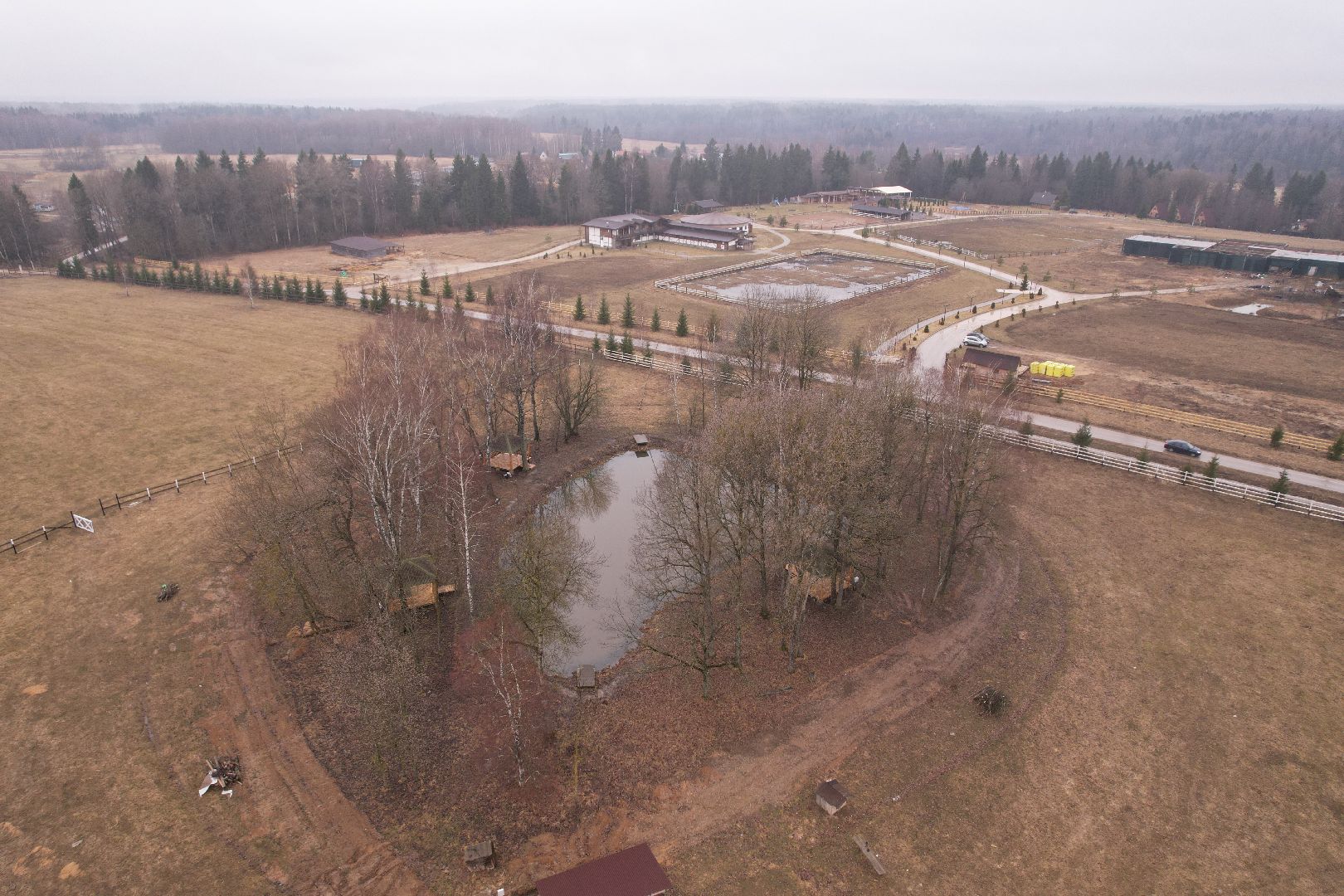 видео с коптера, эко-отель подмосковья, эко-отель под можайском,