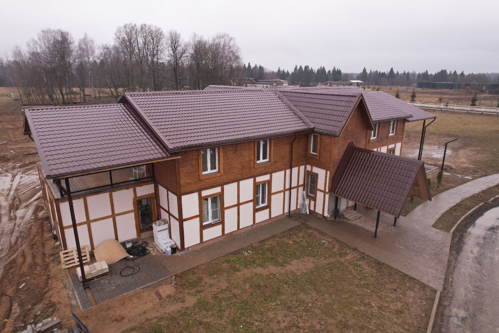 видео с коптера, эко-отель подмосковья, эко-отель под можайском,