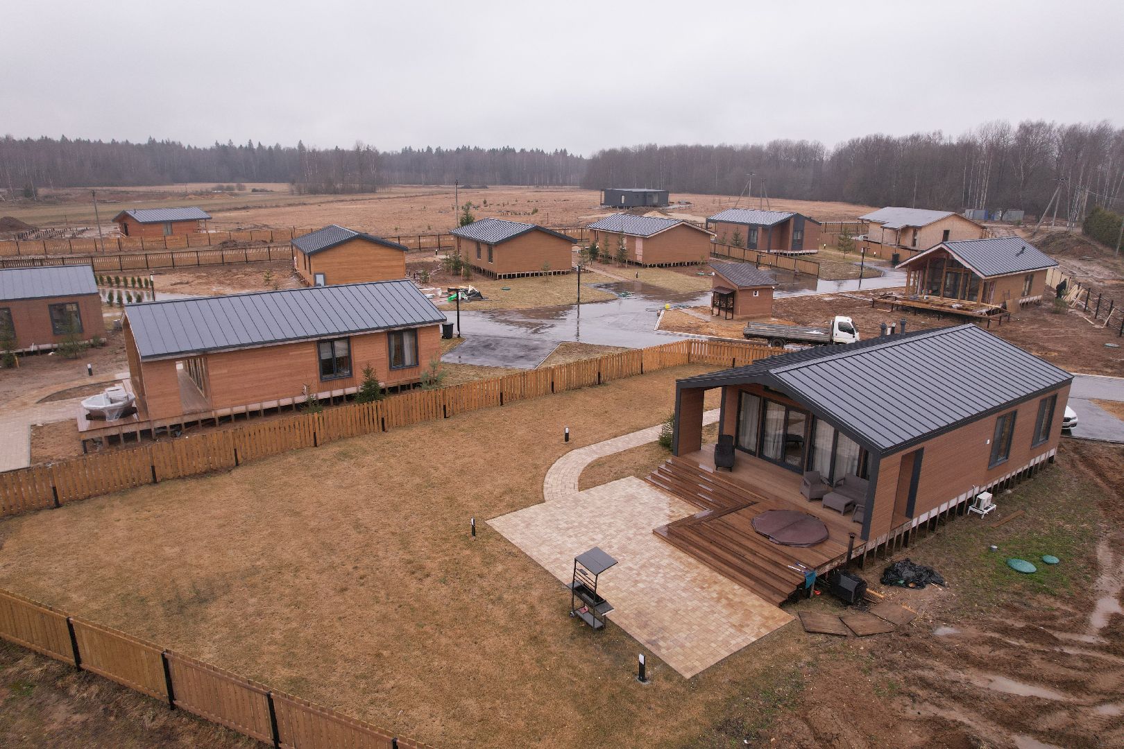 видео с коптера, эко-отель подмосковья, эко-отель под можайском,