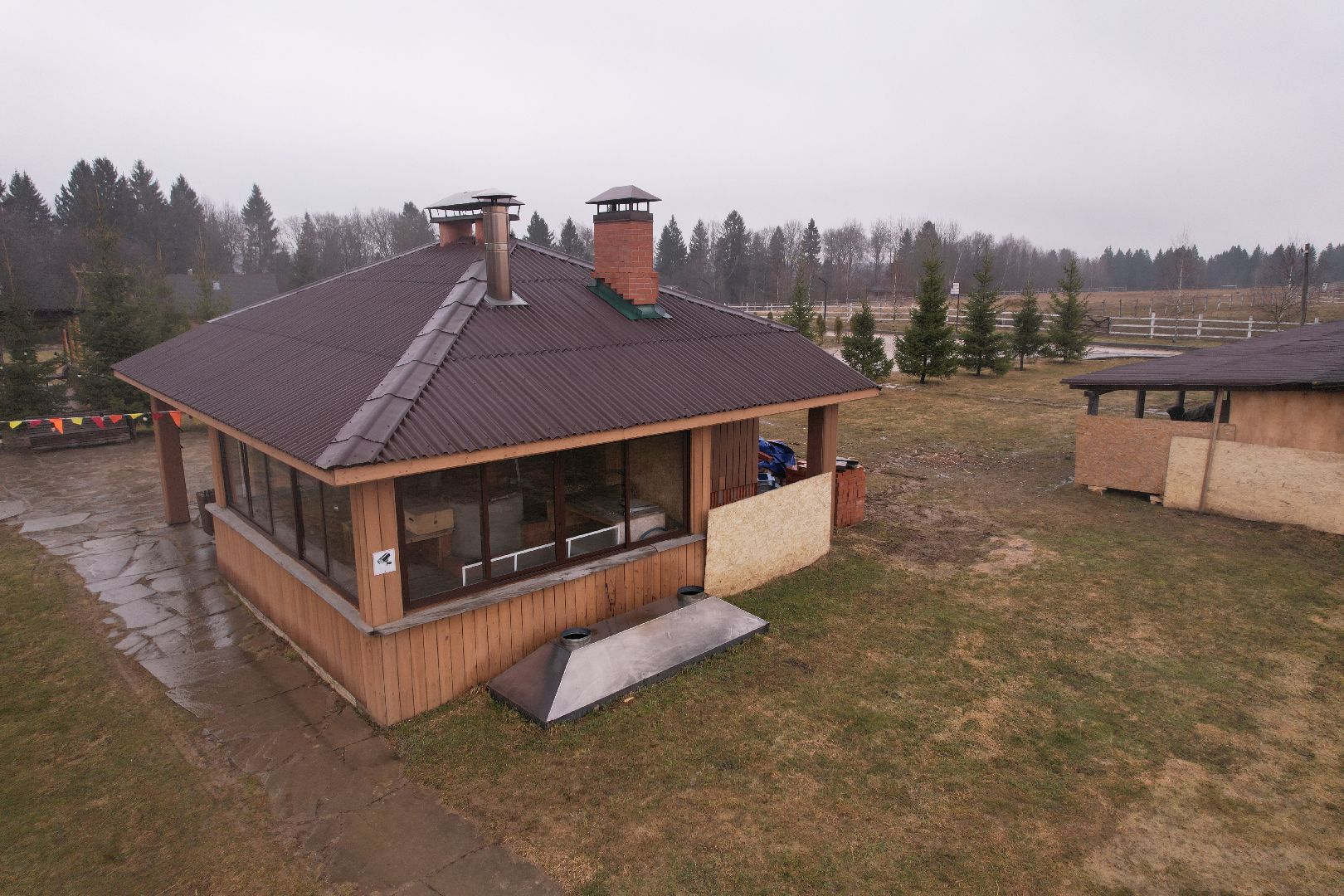 видео с коптера, эко-отель подмосковья, эко-отель под можайском,