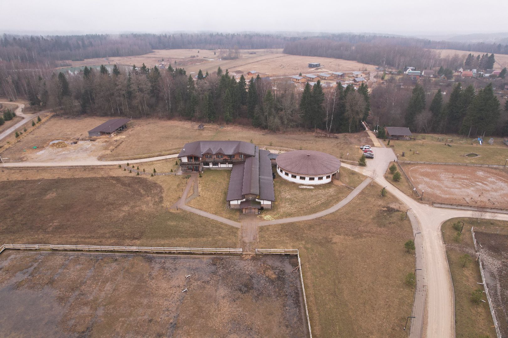 видео с коптера, эко-отель подмосковья, эко-отель под можайском,