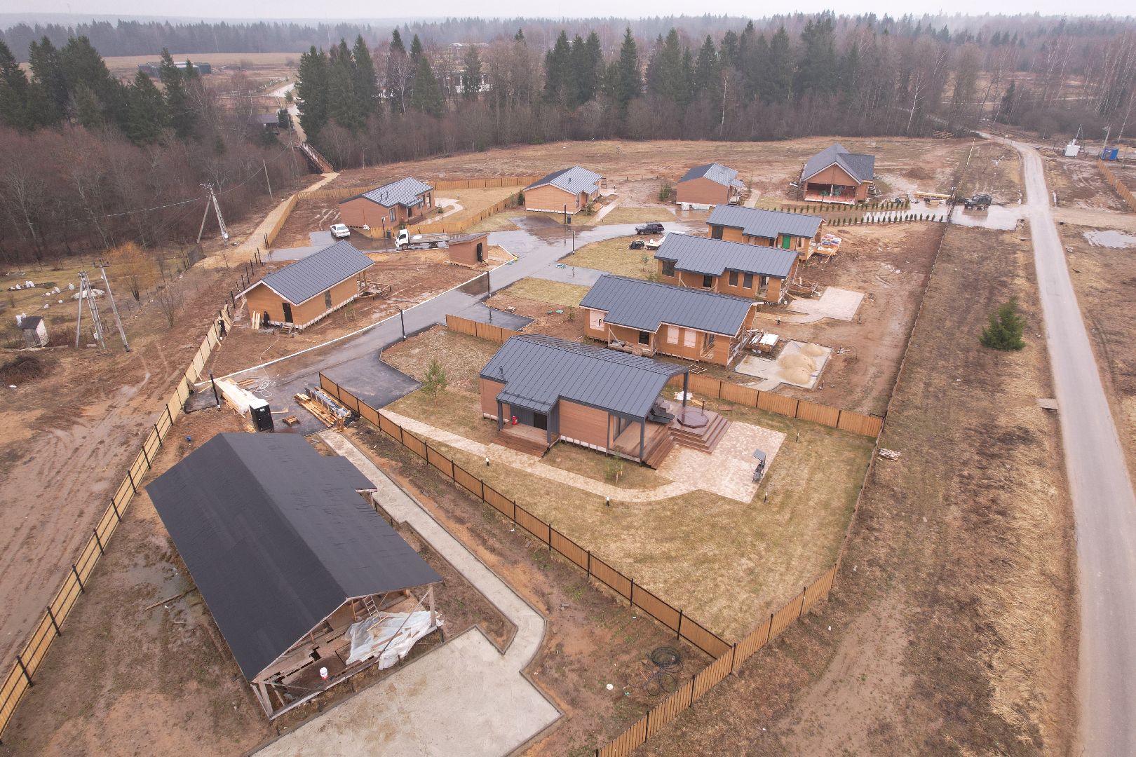 видео с коптера, эко-отель подмосковья, эко-отель под можайском,