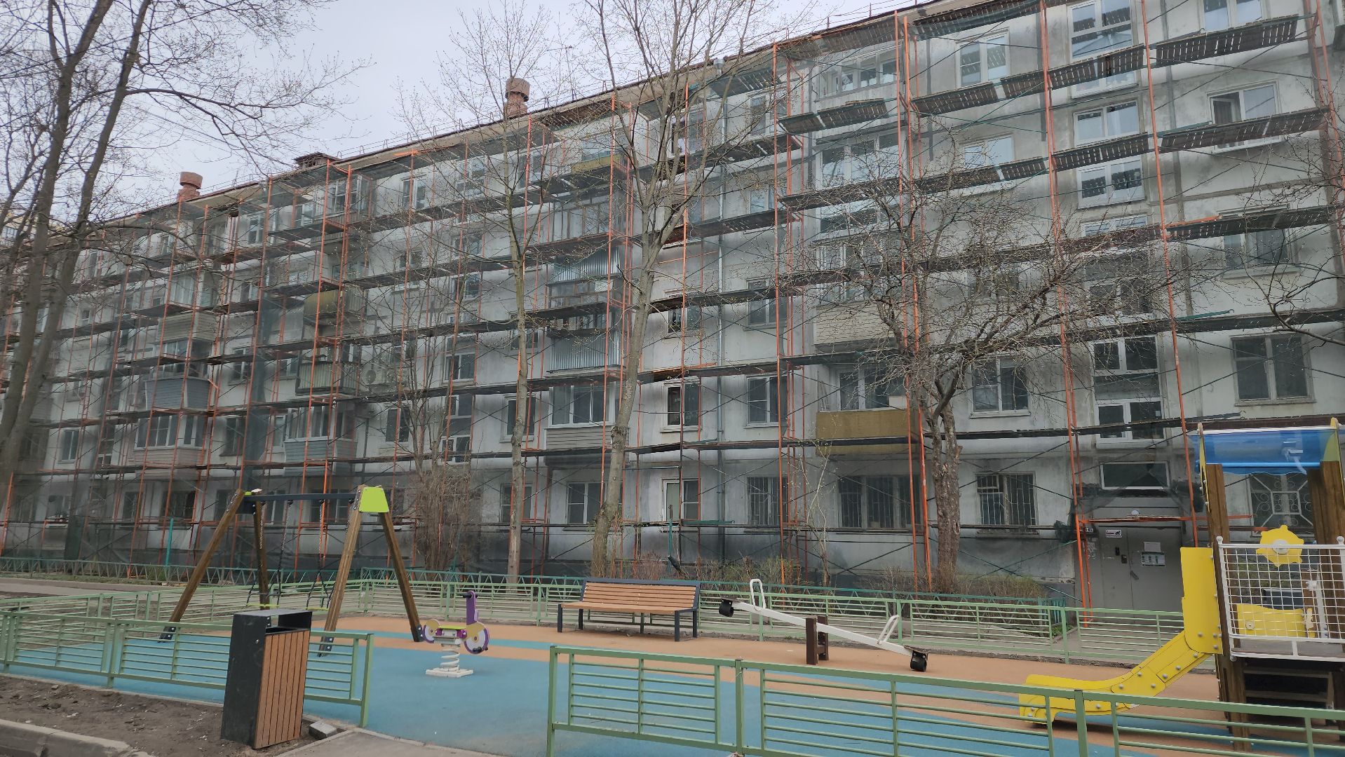 пушкино, капремонт, ремонт фасада дома, подрядная организация, штукатурные работы,вертикалки,