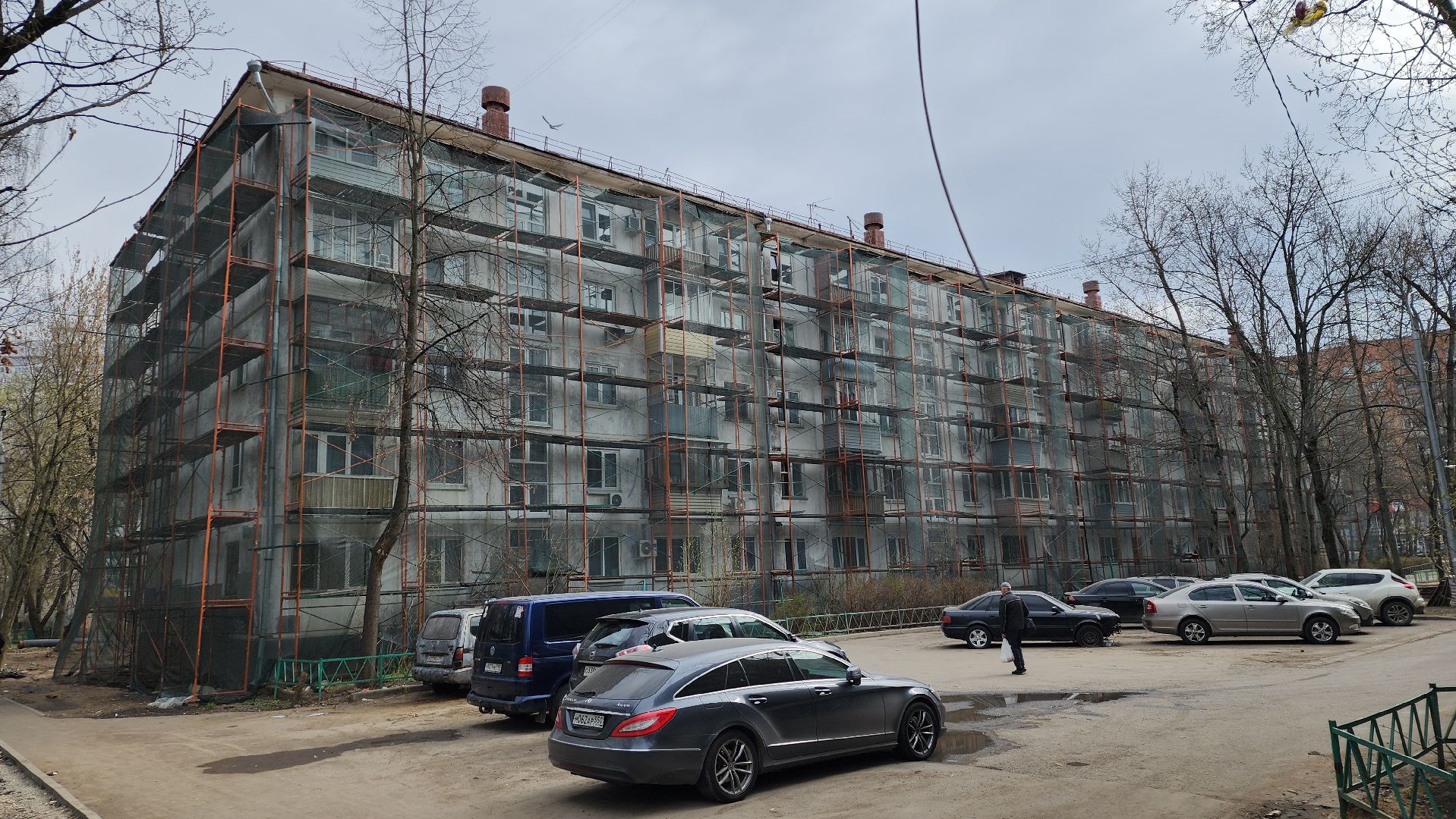 пушкино, капремонт, ремонт фасада дома, подрядная организация, штукатурные работы,вертикалки,