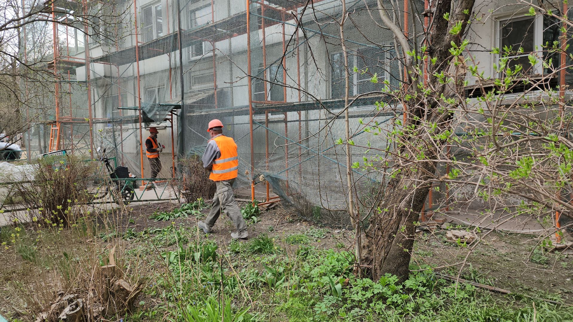 пушкино, капремонт, ремонт фасада дома, подрядная организация, штукатурные работы,вертикалки,