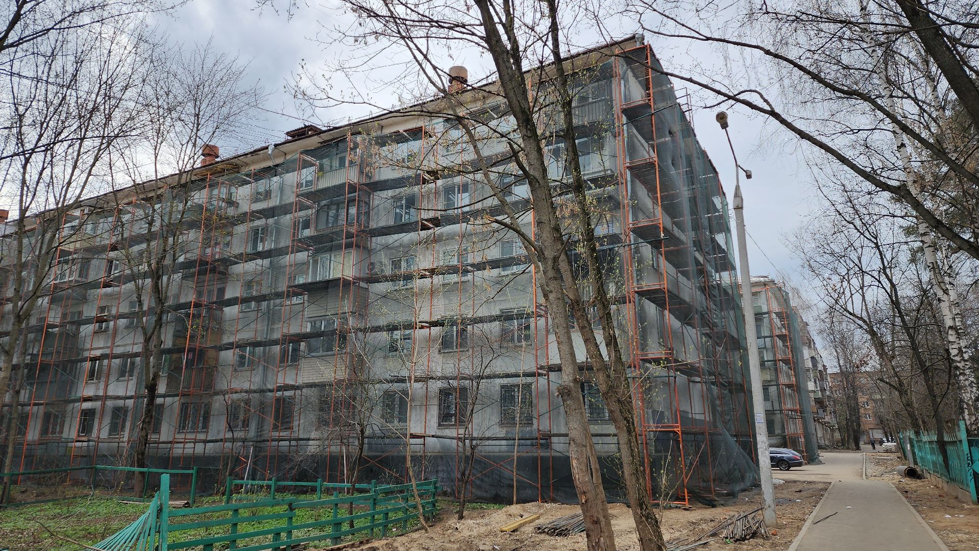 пушкино, капремонт, ремонт фасада дома, подрядная организация, штукатурные работы,вертикалки,