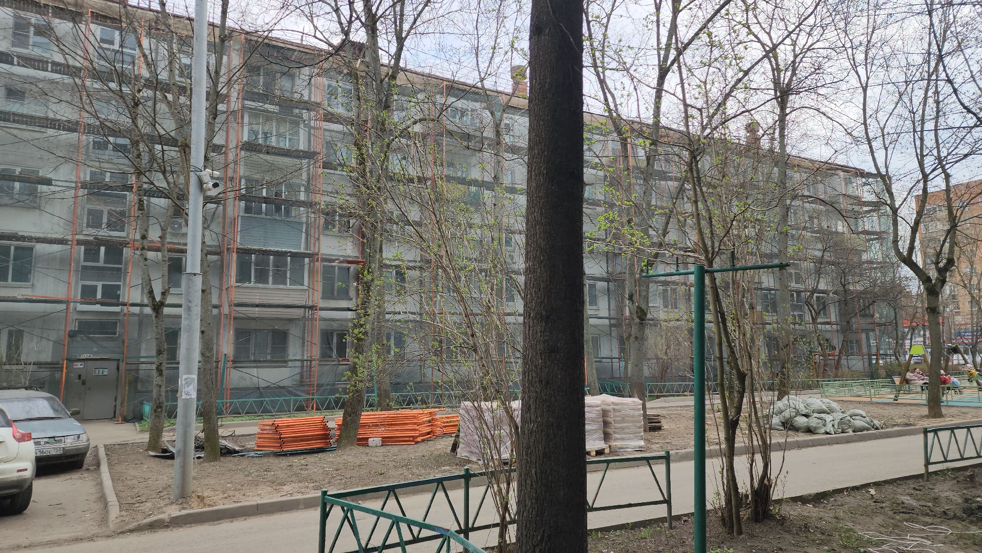 пушкино, капремонт, ремонт фасада дома, подрядная организация, штукатурные работы,вертикалки,