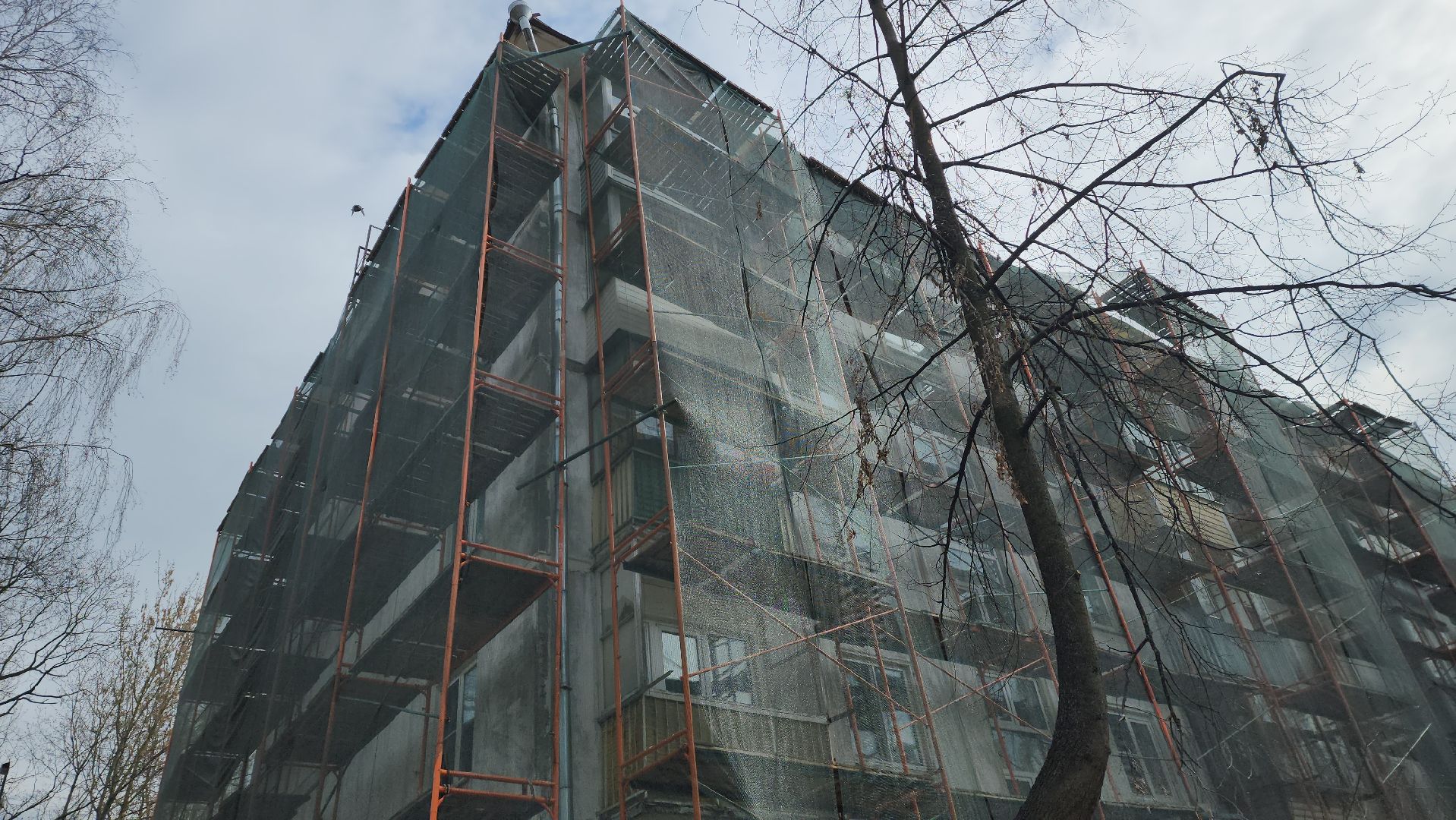 пушкино, капремонт, ремонт фасада дома, подрядная организация, штукатурные работы,вертикалки,