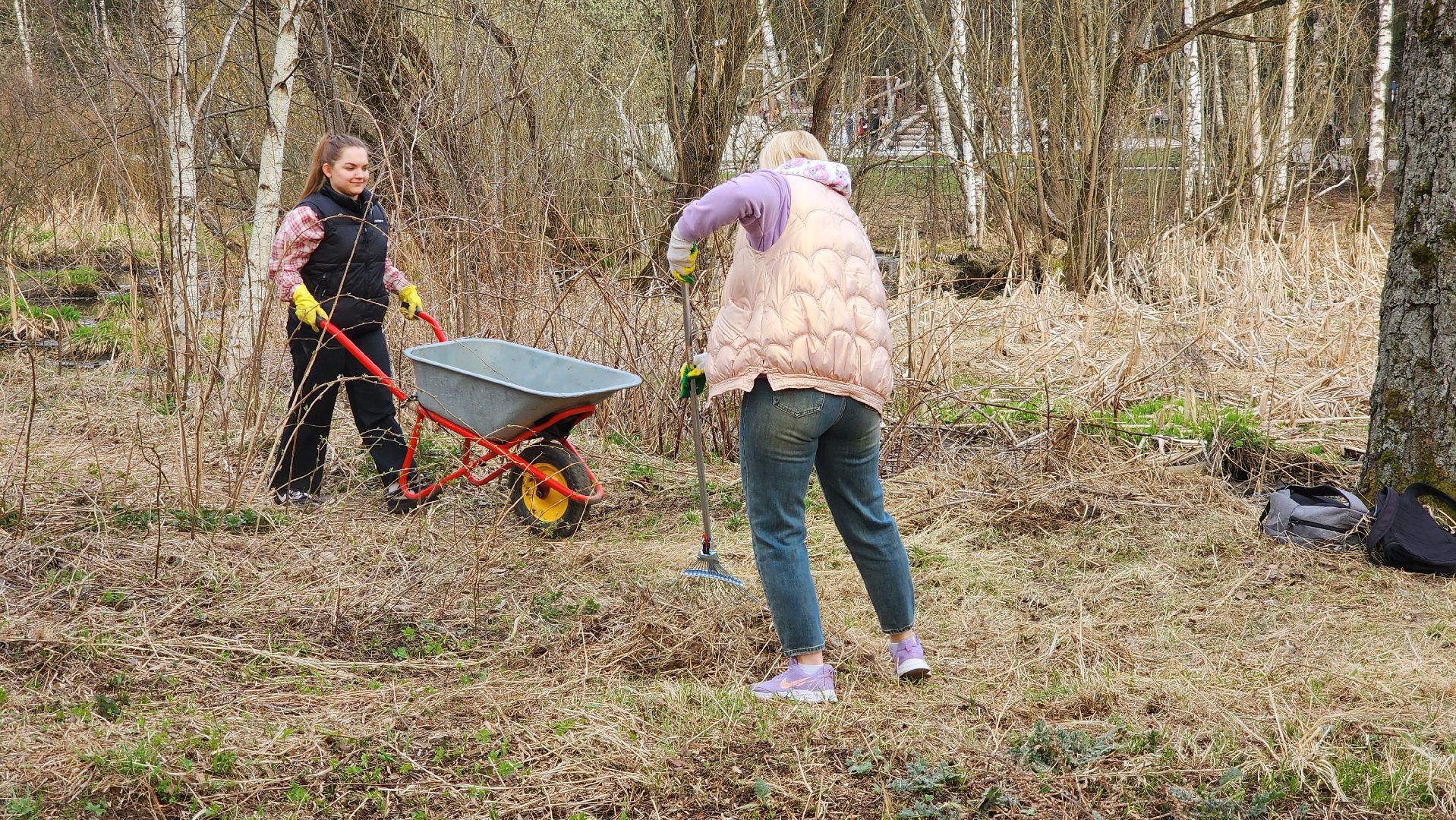субботник, очистка водоема, Река, Лобня,