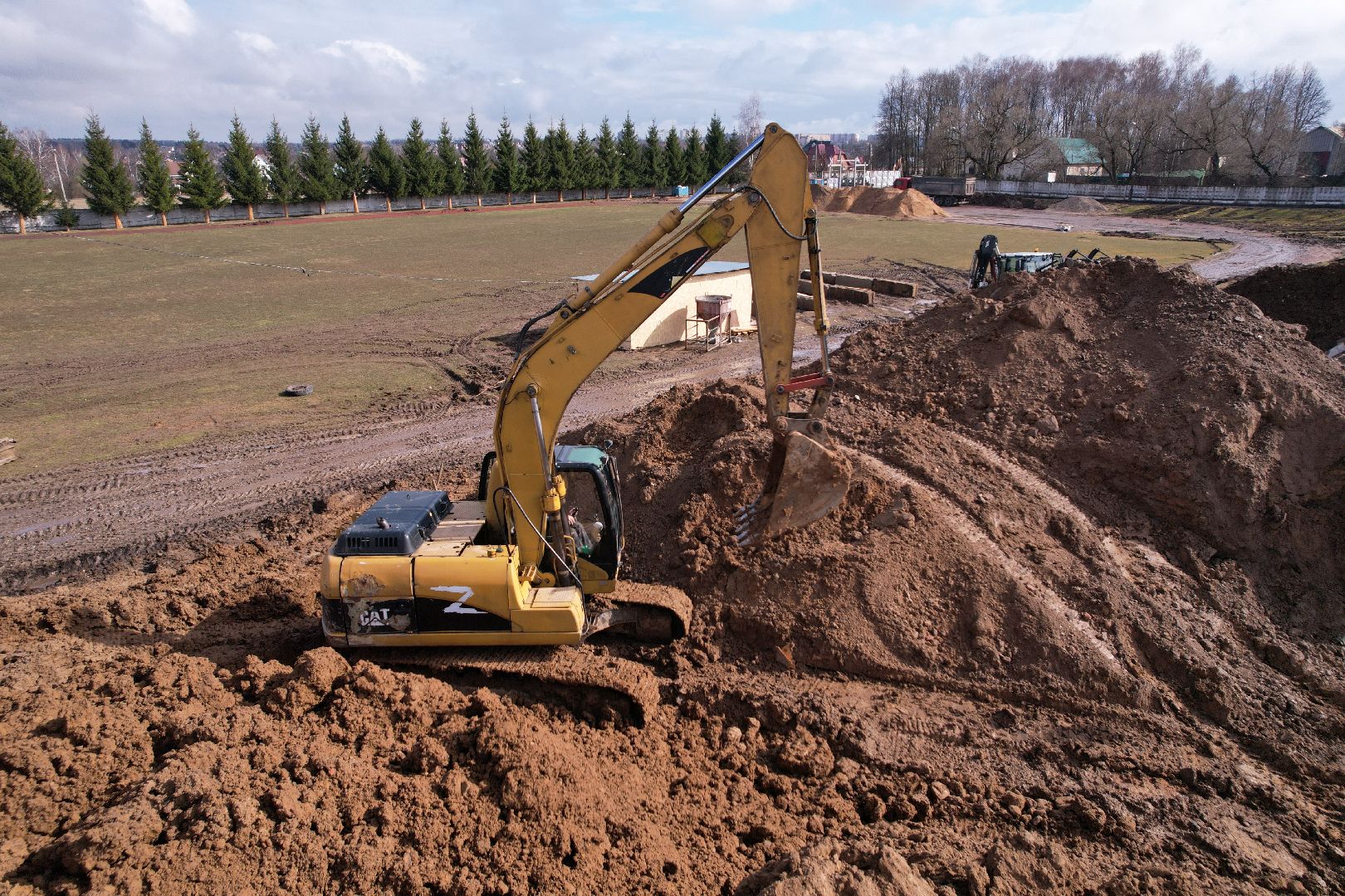 видео с коптера, стадион спартак, спорт в можайске,
