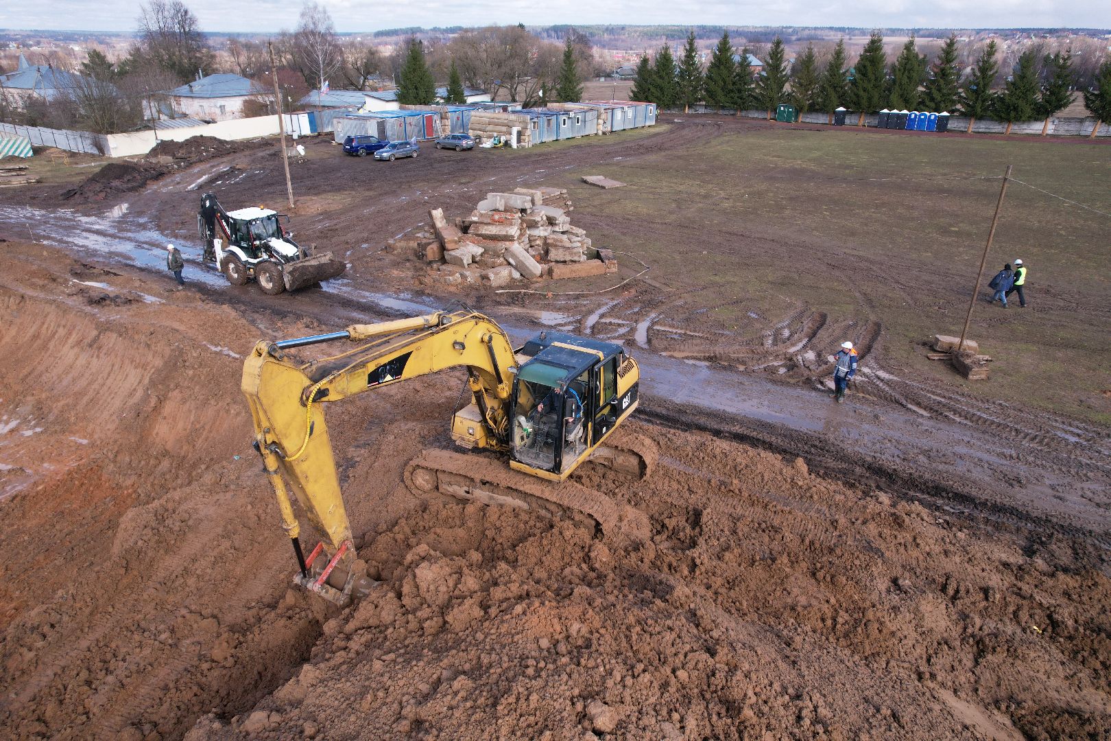 видео с коптера, стадион спартак, спорт в можайске,