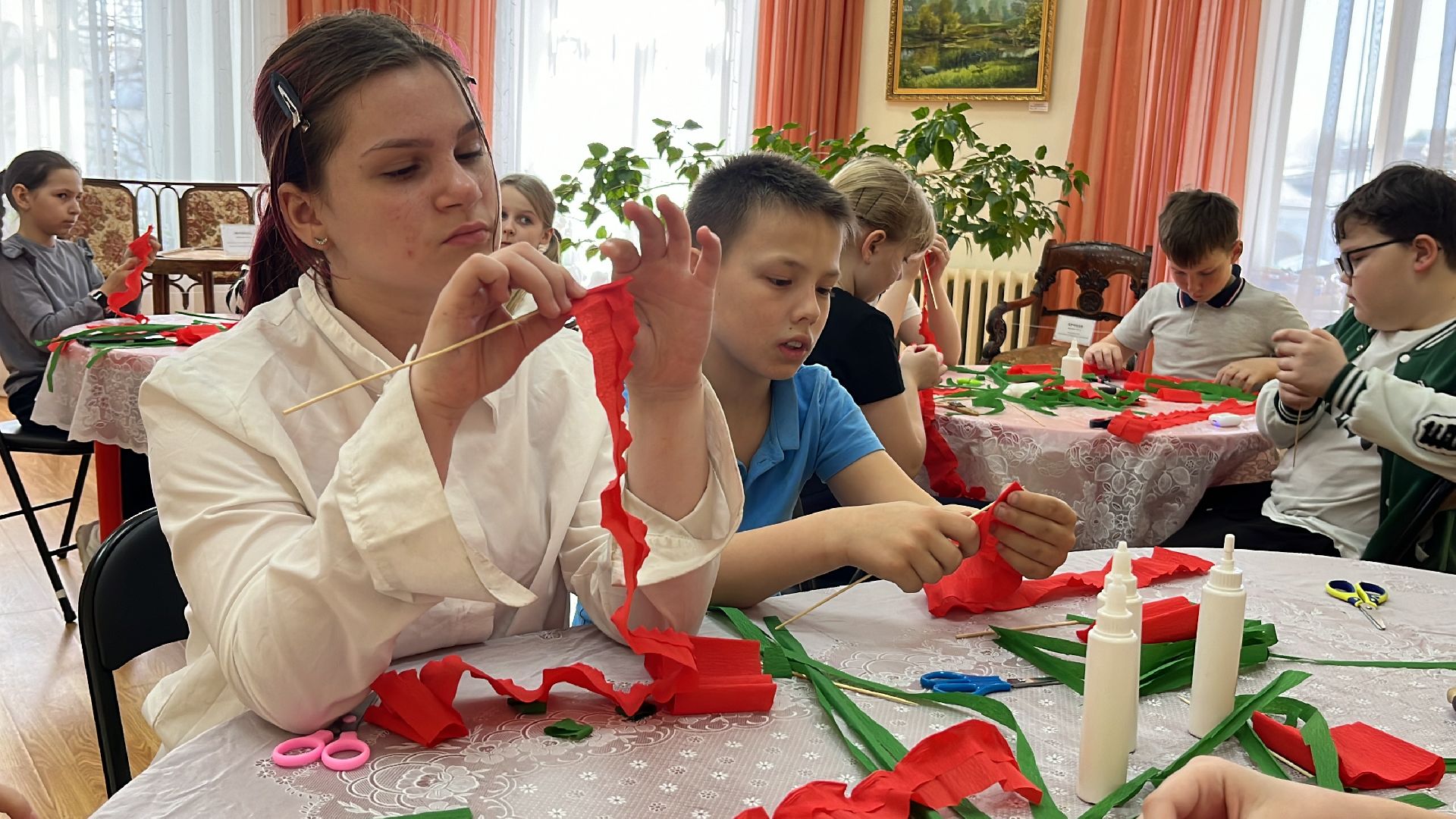 наро-фоминский городской округ, верея , мастер-класс, верейский музей, 80 лет победе,