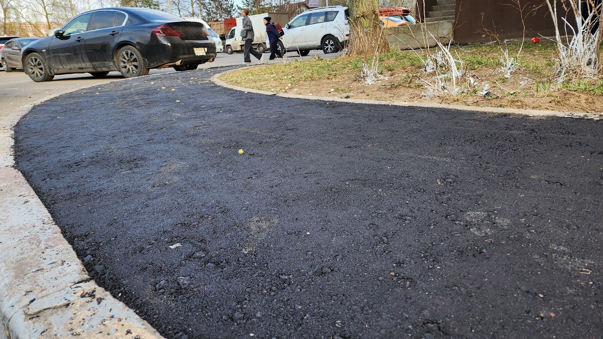 тротуар, ремонт, ремонт дорог, домодедово, подмосковье, дорожная служба, ямочный ремонт,