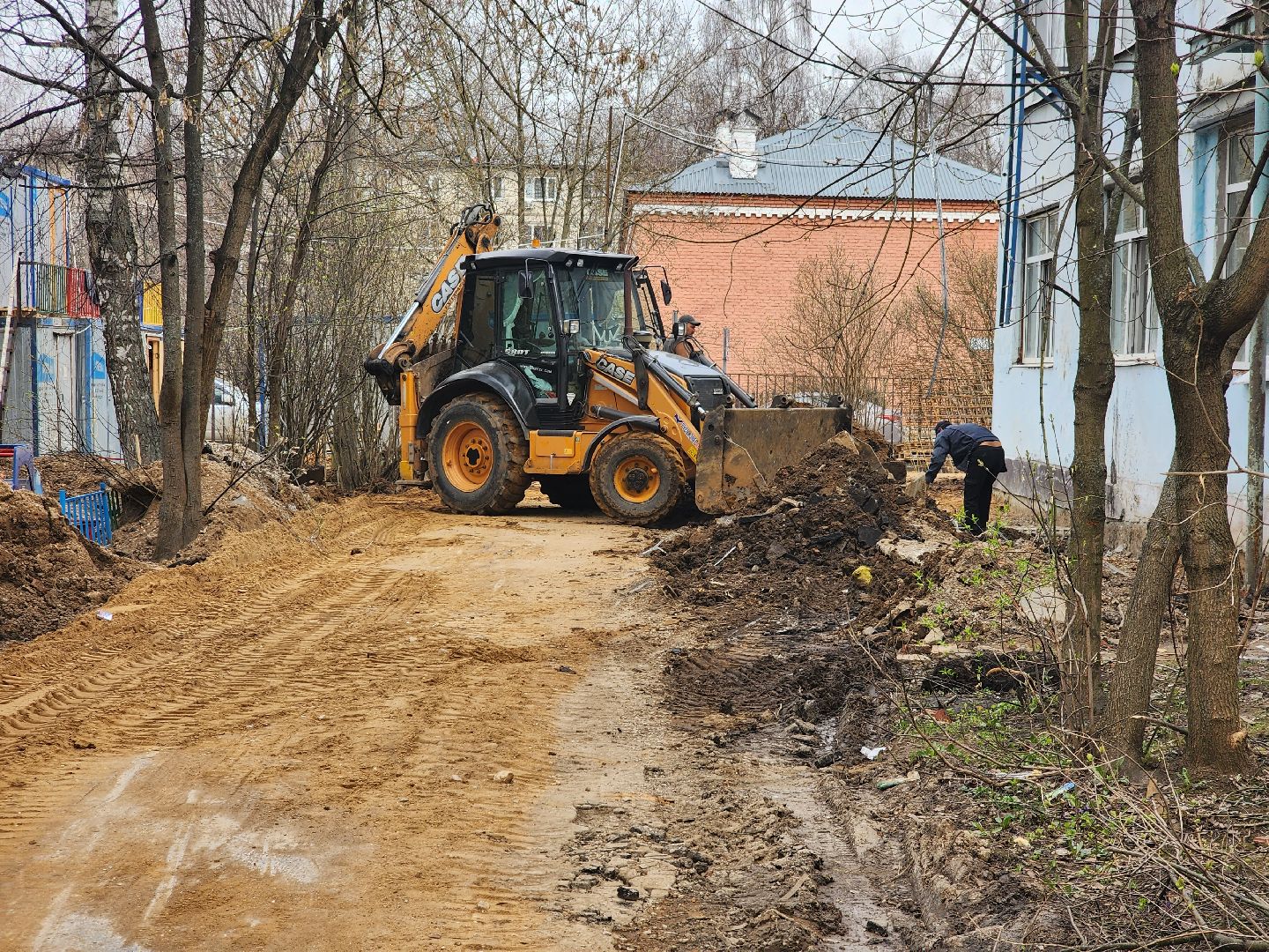 долгопрудный, капремонт детского сада,  штукатурные работы, штукатурка по маячкам, благоустройство территории,