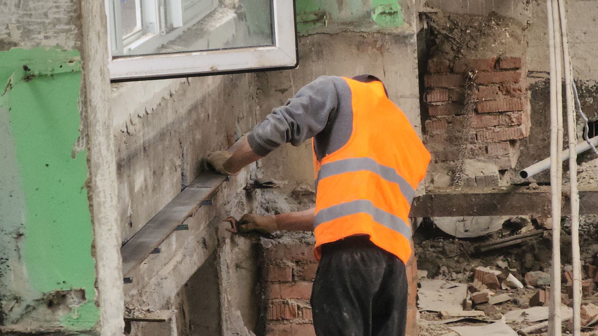 долгопрудный, капремонт детского сада,  штукатурные работы, штукатурка по маячкам, благоустройство территории,