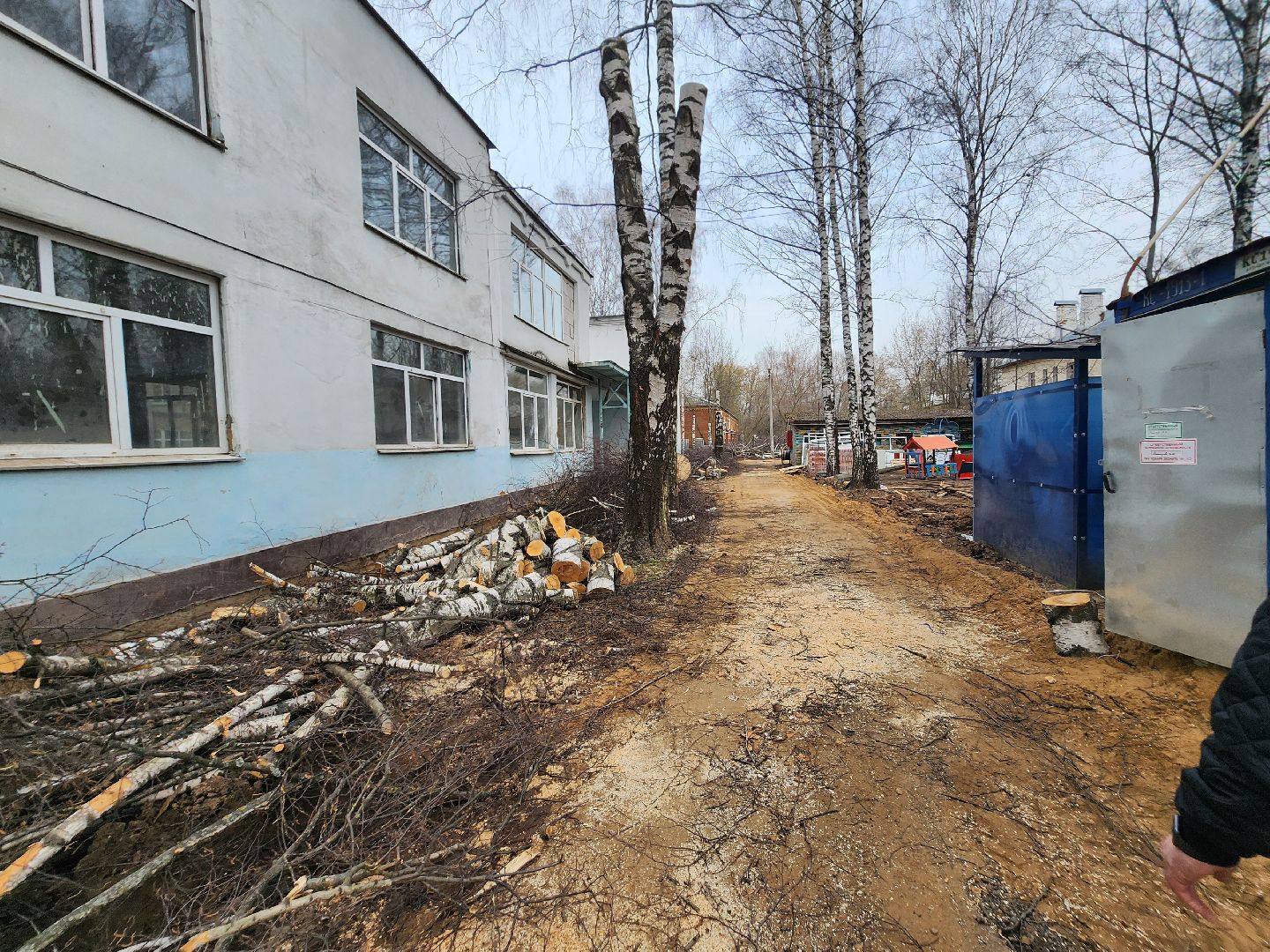 долгопрудный, капремонт детского сада,  штукатурные работы, штукатурка по маячкам, благоустройство территории,