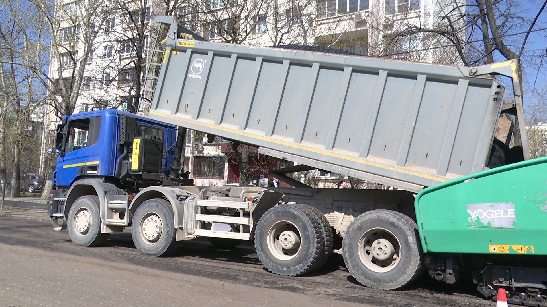 Реутов, асфальт, каток, ремонт дорог,