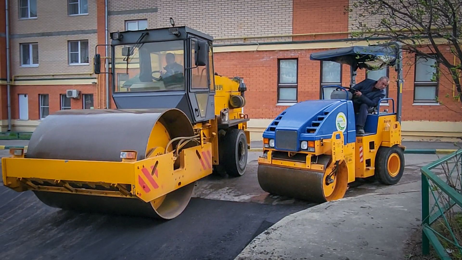 Бронницы, Ремонт дороги , Каширский переулок 59 , Укладка асфальта ,