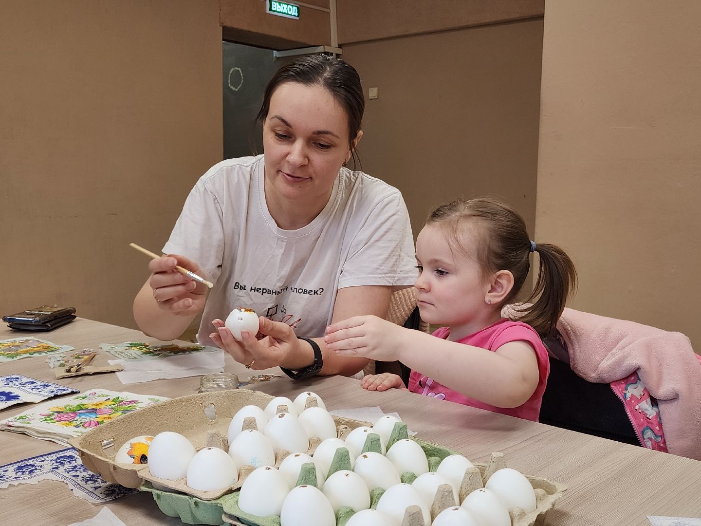 сергиев посад, многомама, декупаж, пасхальные яйца,
