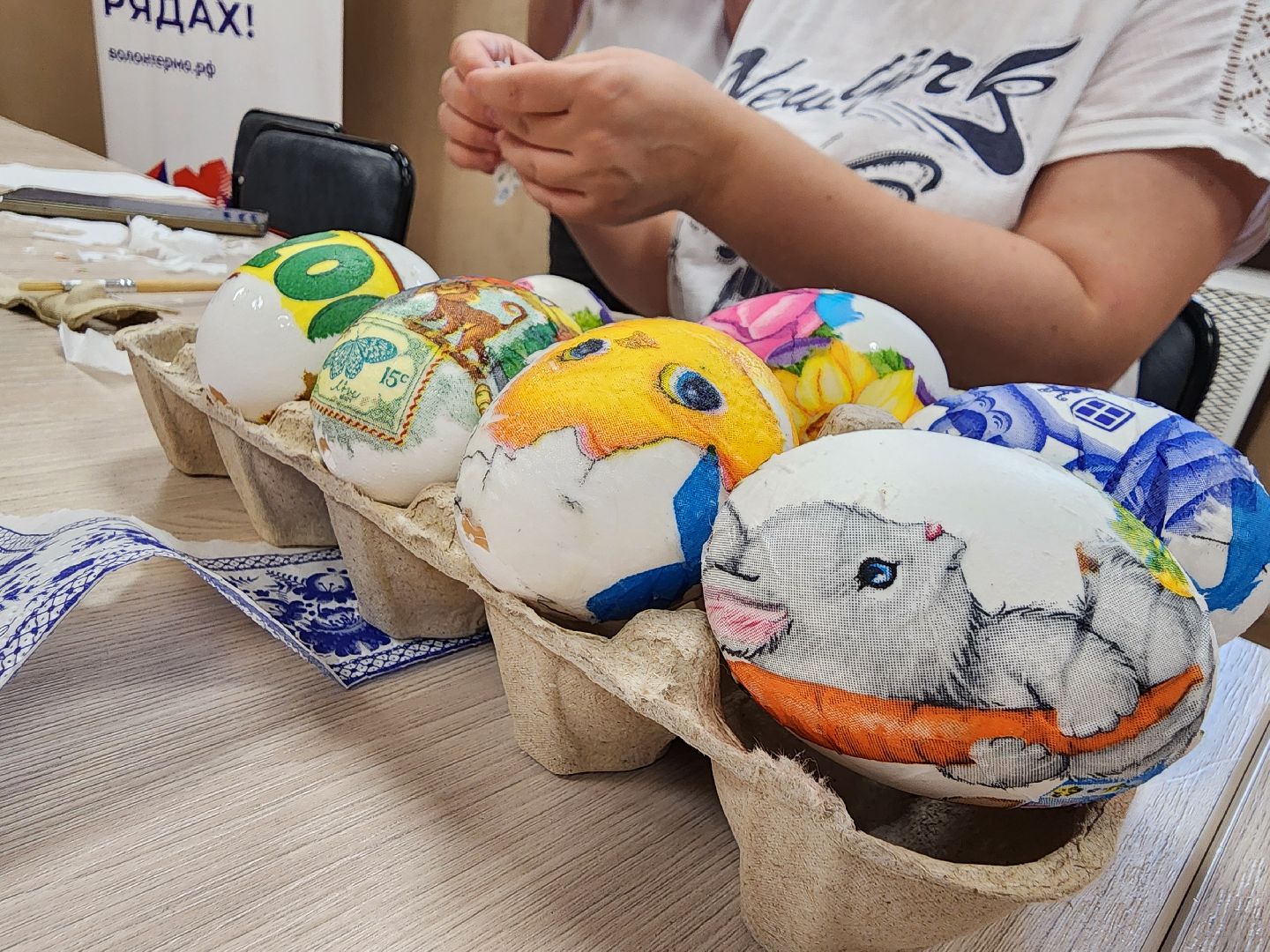 сергиев посад, многомама, декупаж, пасхальные яйца,