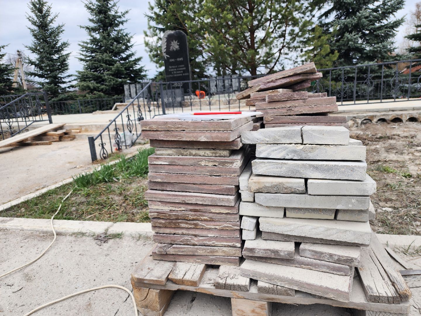 ремонт памятника вов, памятник вов в деревне васильевское, серпухов,