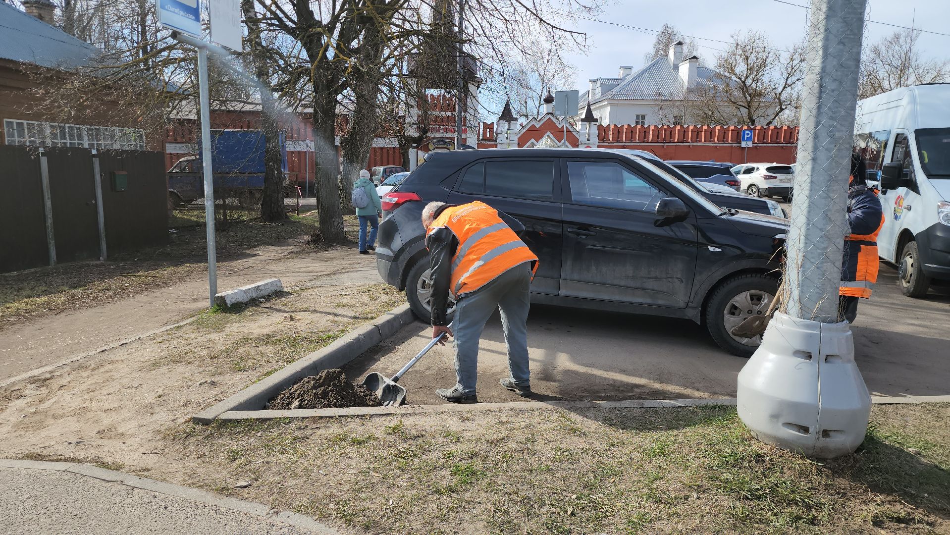 серпухов, подмосковье, уборка улиц,