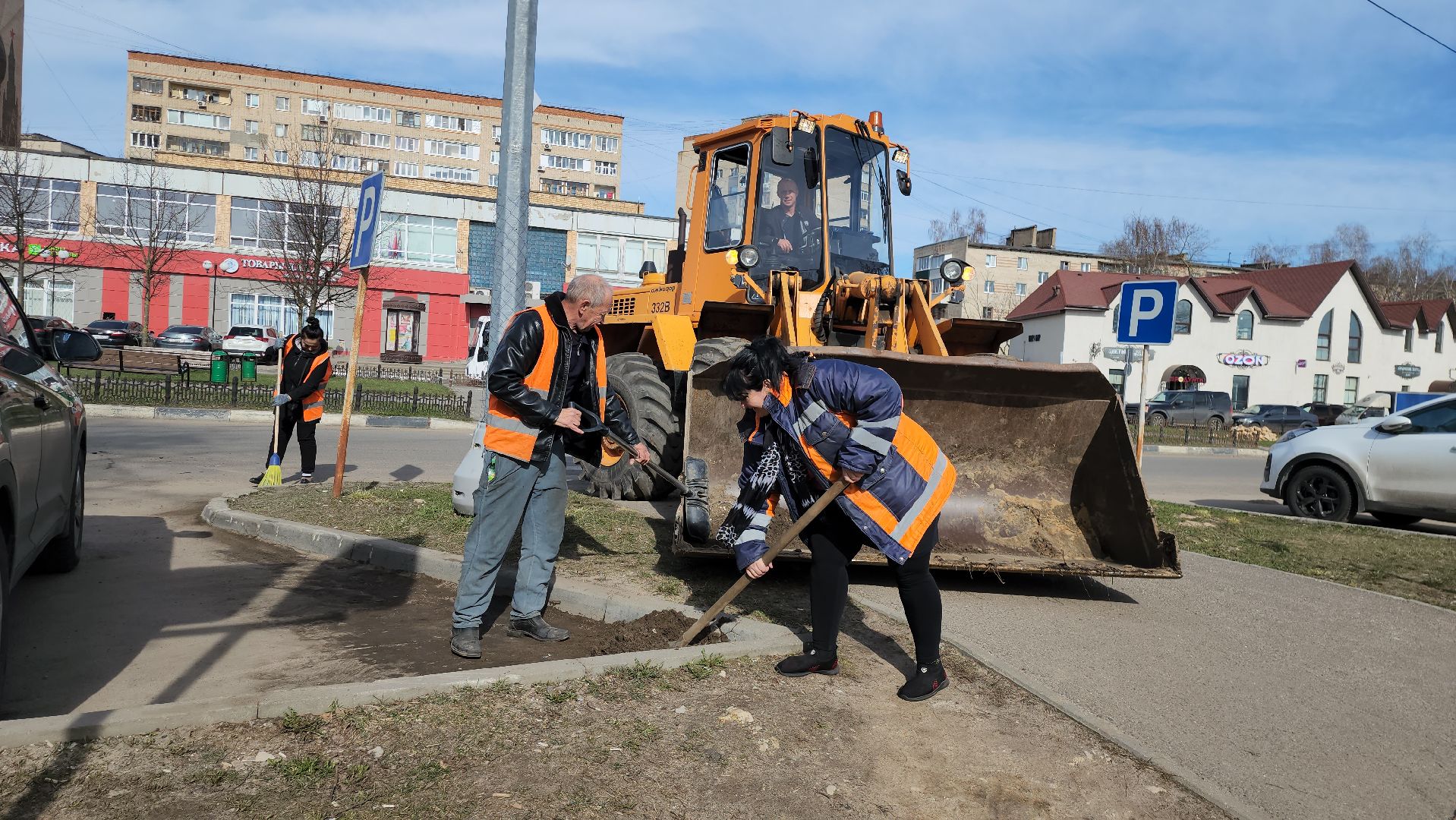 серпухов, подмосковье, уборка улиц,