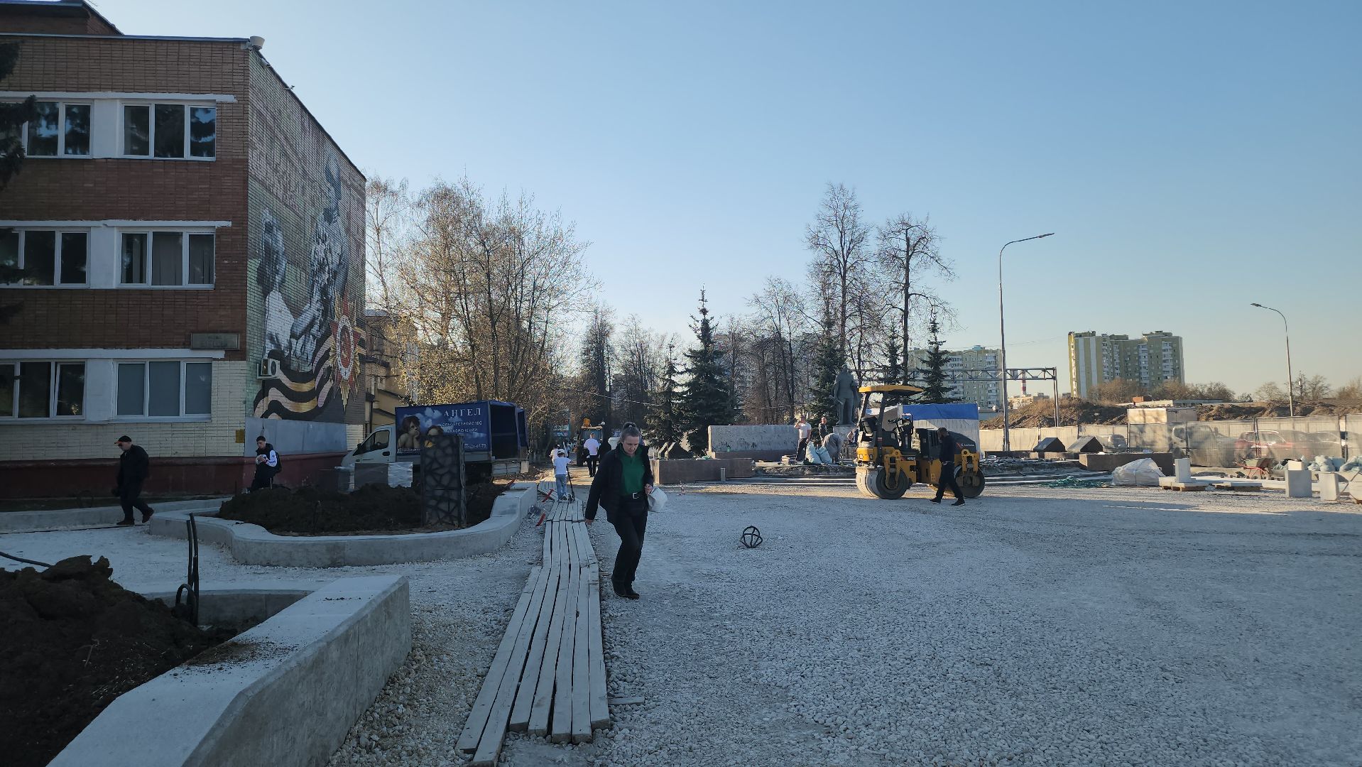 мемориал вечный огонь, Люберцы, день победы, благоустройство,