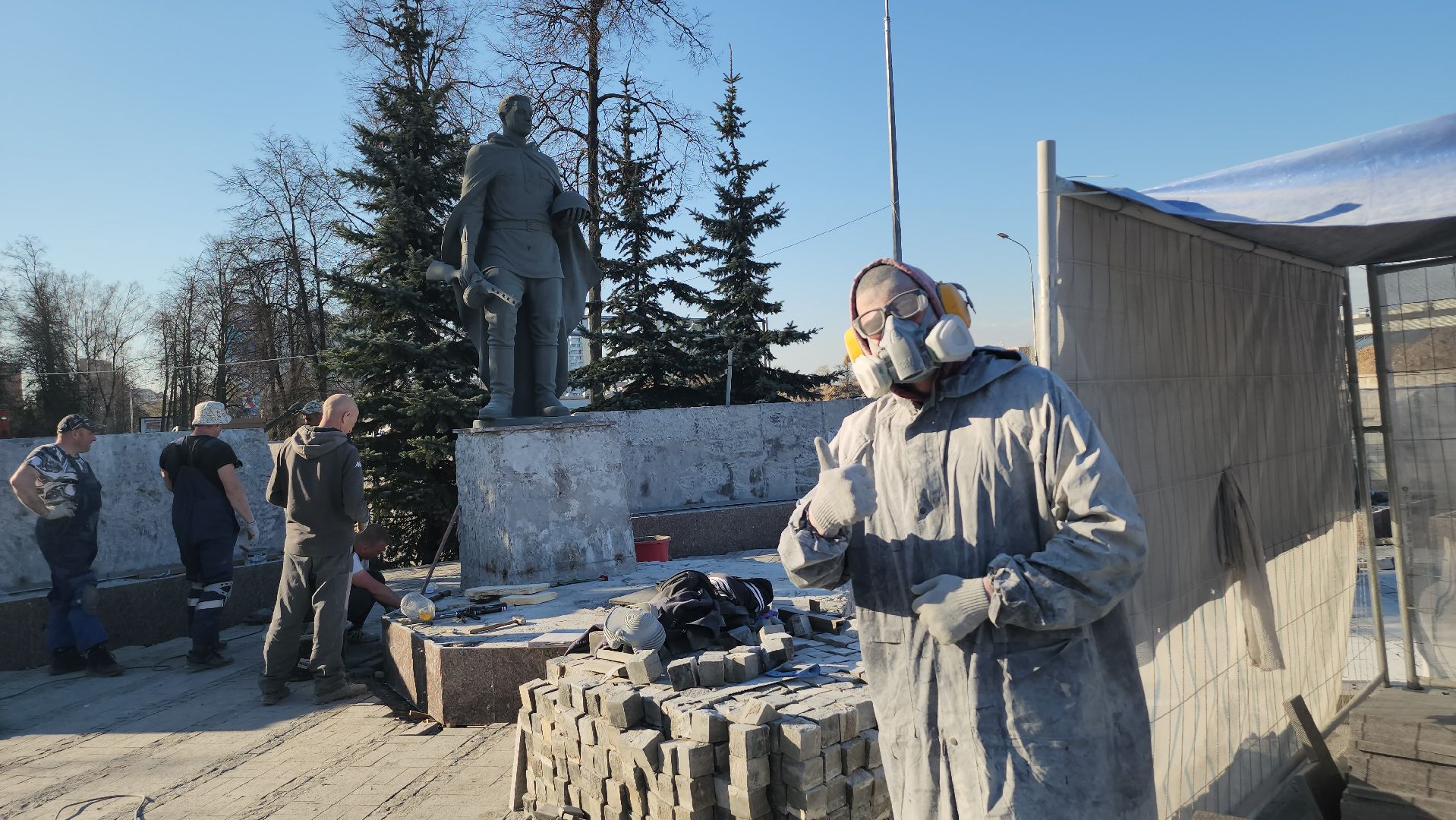 мемориал вечный огонь, Люберцы, день победы, благоустройство,