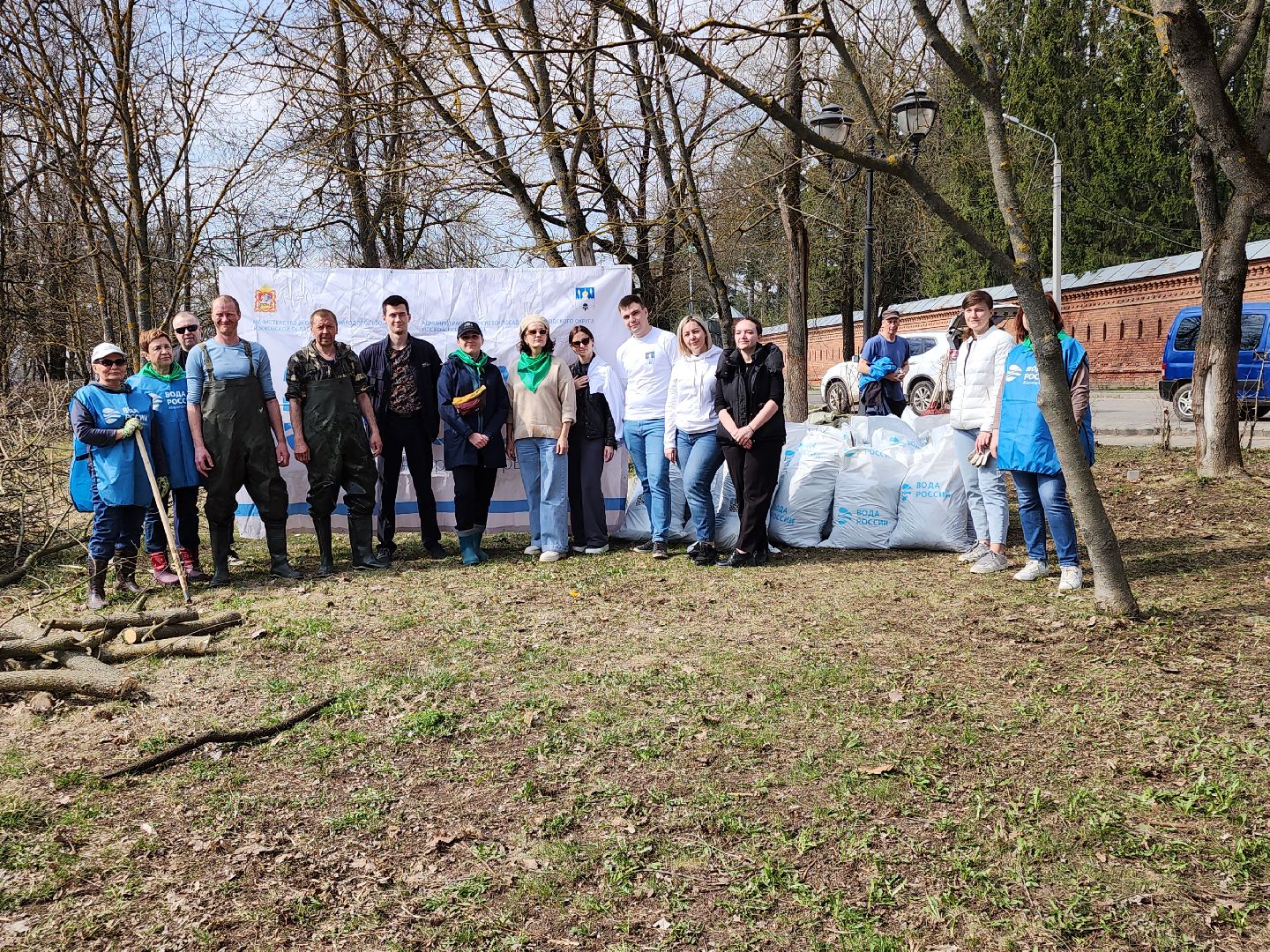 сергиев посад, кончура, очистка водоема, вода россии,