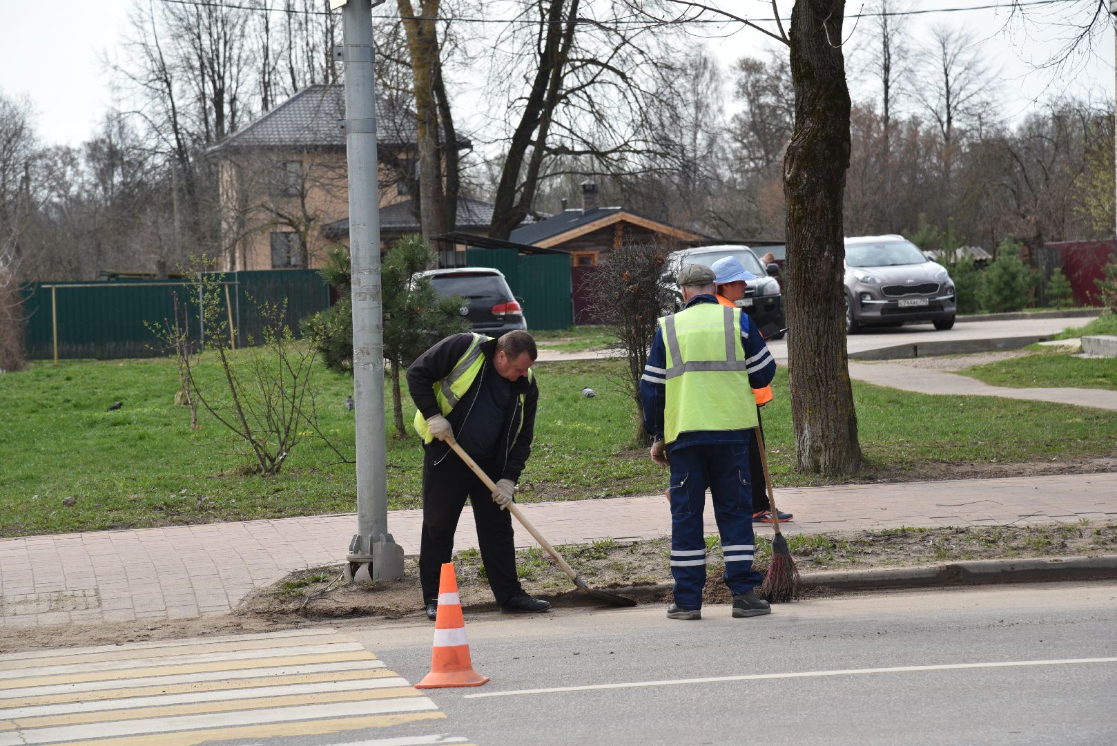 лотошино, мосавтодор, дорожники, уборка улиц,