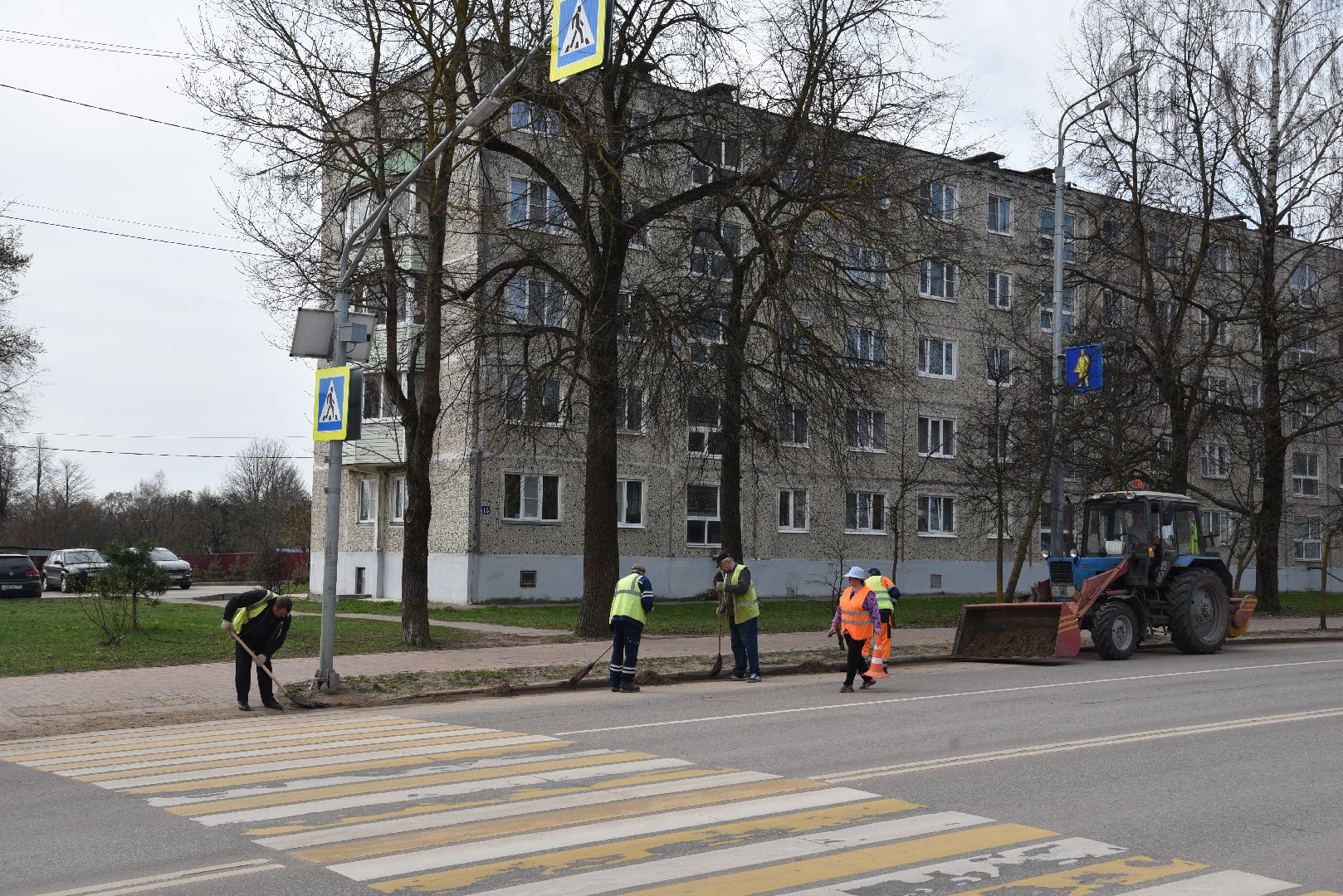 лотошино, мосавтодор, дорожники, уборка улиц,