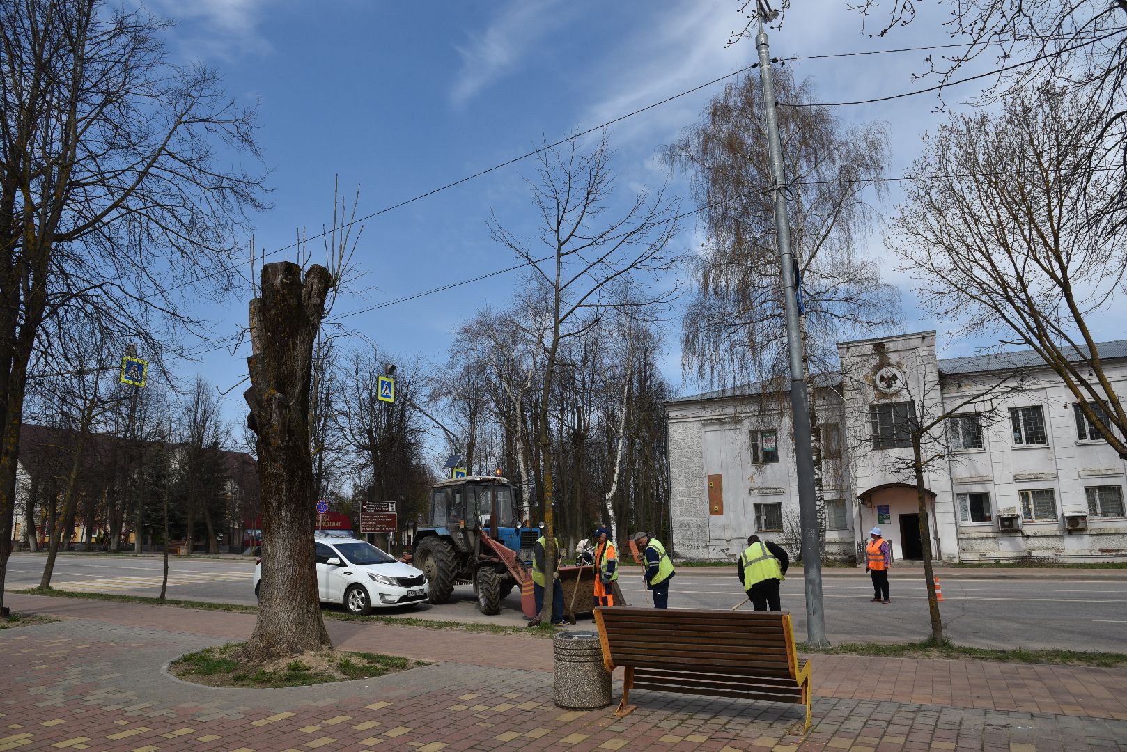 лотошино, мосавтодор, дорожники, уборка улиц,