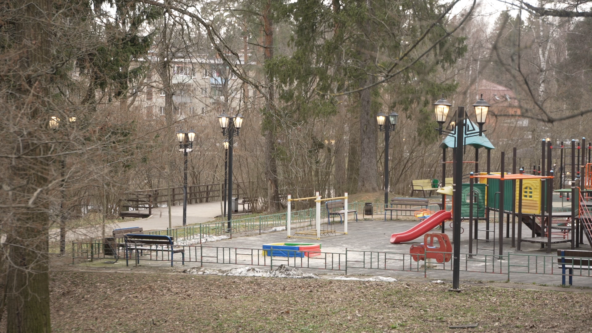 уличные фонари, свет на улице, Власиха фонари, освещение улиц, Власиха цветной бульвар,