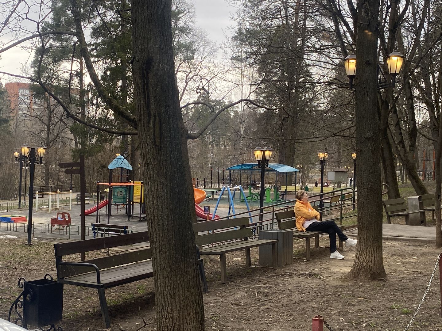 уличные фонари, свет на улице, Власиха фонари, освещение улиц, Власиха цветной бульвар,