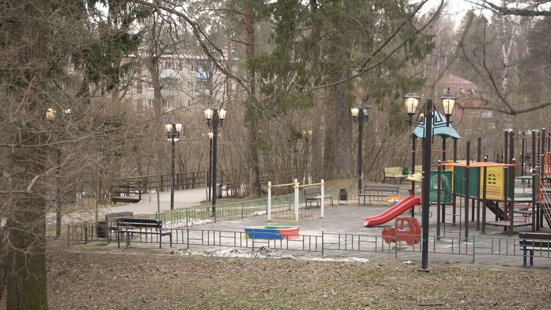 уличные фонари, свет на улице, Власиха фонари, освещение улиц, Власиха цветной бульвар,