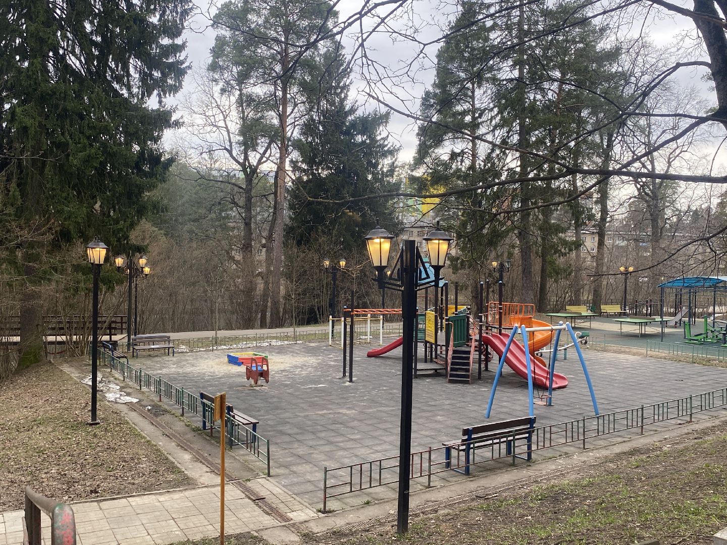 уличные фонари, свет на улице, Власиха фонари, освещение улиц, Власиха цветной бульвар,