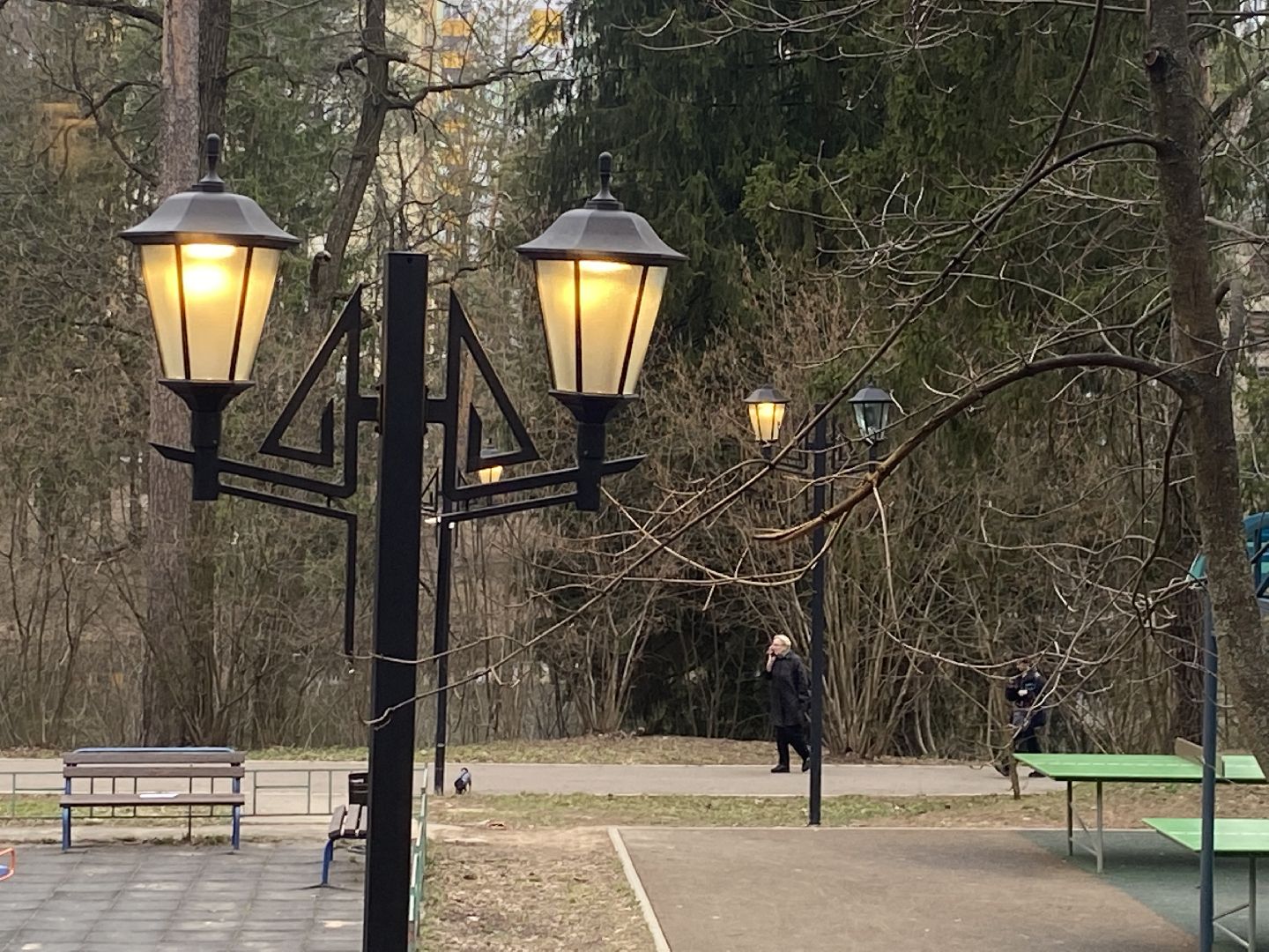 уличные фонари, свет на улице, Власиха фонари, освещение улиц, Власиха цветной бульвар,