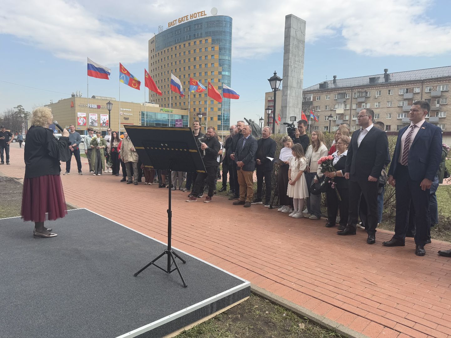 мемориальная доска, площадь славы, балашиха, Алексей Пьяница,