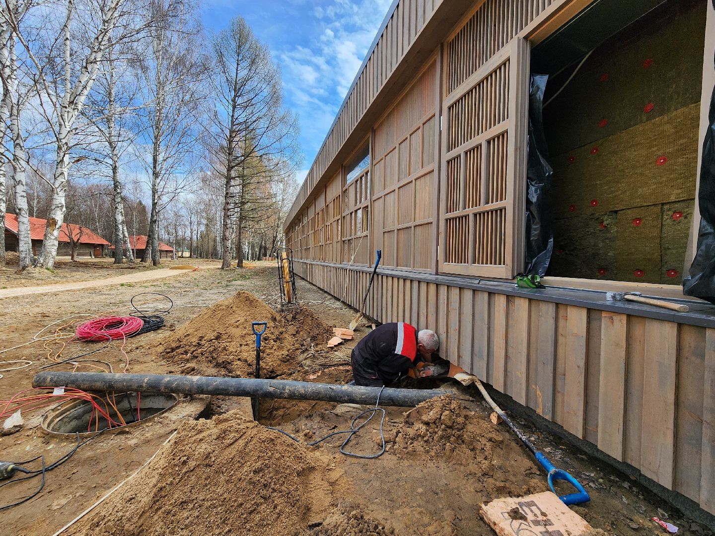Чехов, село Мелихово, музей-заповедник, реконструкция, благоустройство, обновление, прокладка инженерных сетей, слаботочная сеть, безопасность, пожарная сигнализация, мультимедиа, видеонаблюдение, визит-центр, новый главный вход,