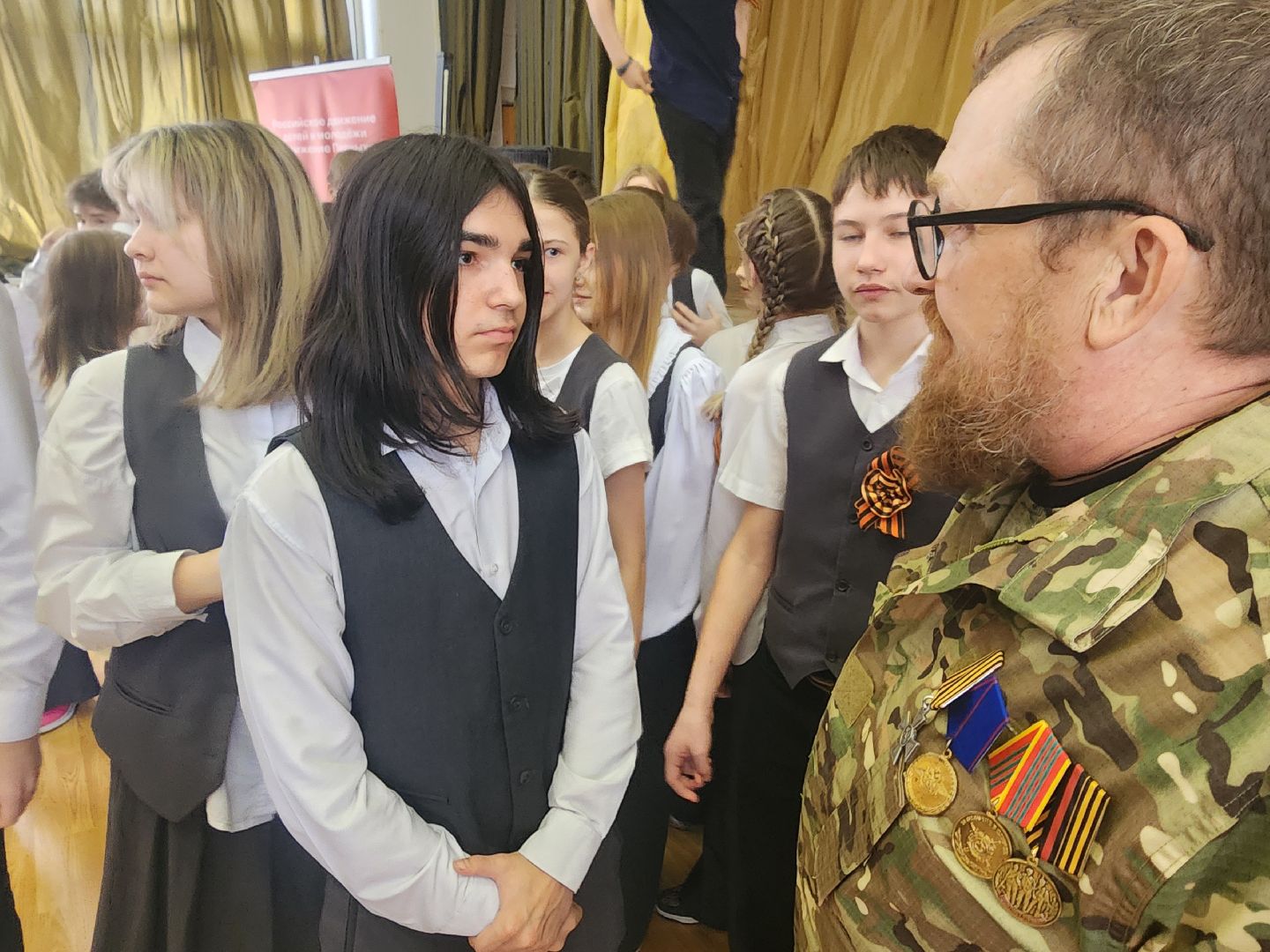 зарайск, урок мужества, ветеран боевых действий,Патриотизм, Участник СВО детям,