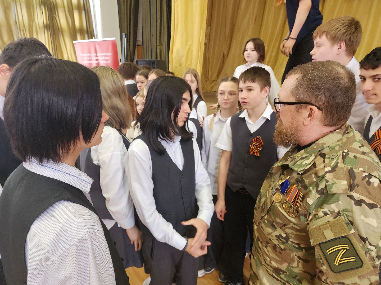 зарайск, урок мужества, ветеран боевых действий,Патриотизм, Участник СВО детям,