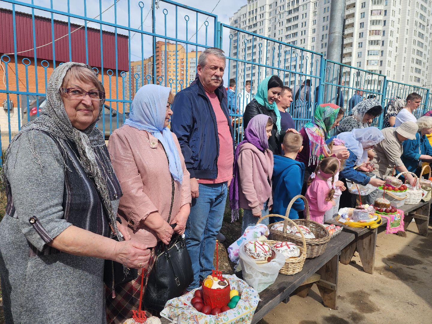 Пасха, Никольский храм, Подольск, Благотворительность, Куличи,