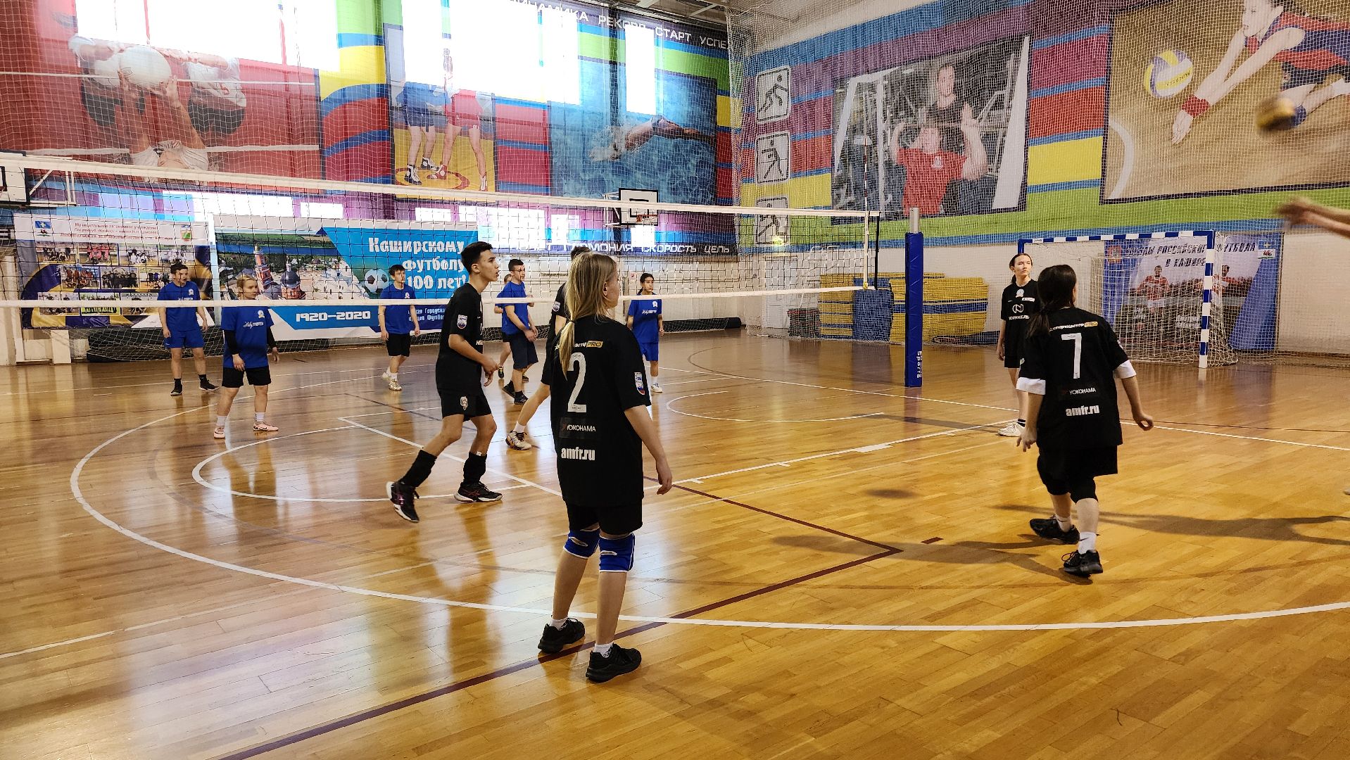 кашира, дс юбилейный, спорт, волейбол, президентские спортивные игры, школьники,