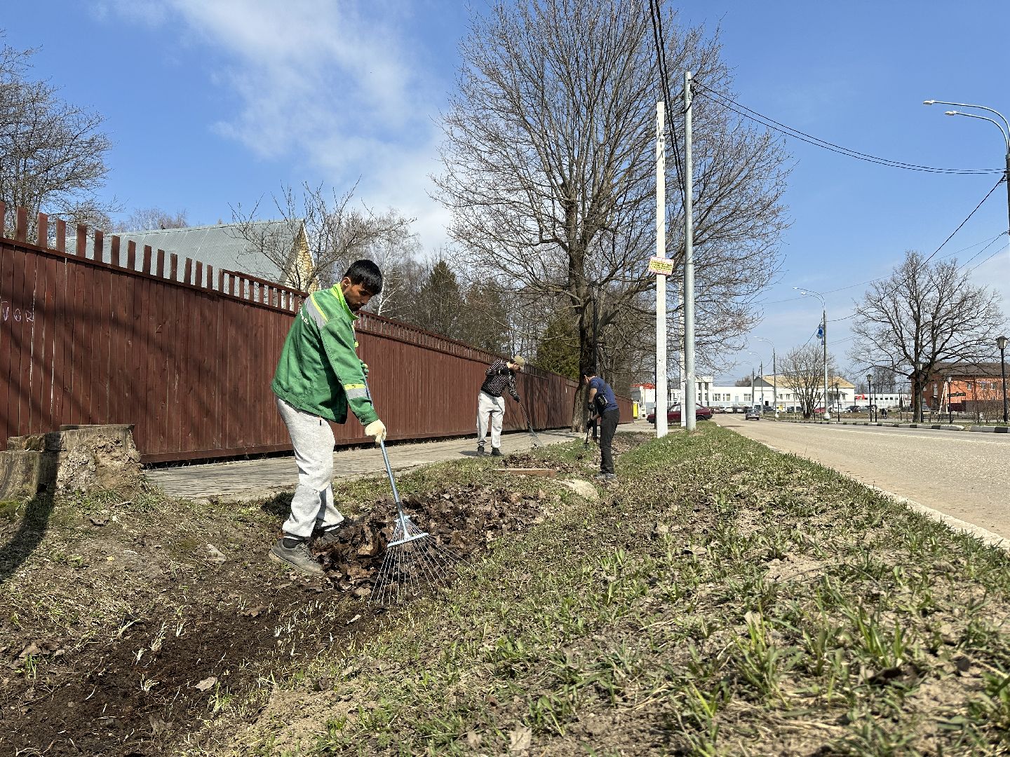 благоуйстройство, сергиево-посадский городской округ, хотьково, станция, уборка территорий,