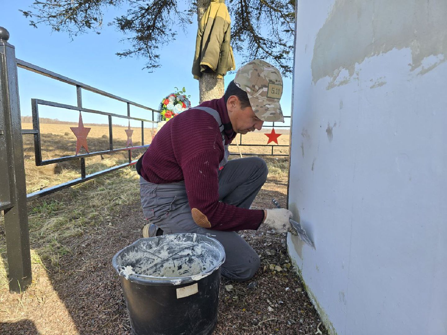 можайск, можайский муниципальный округ, подмосковье,  воинское захоронение, ремонт памятника, вов, великая победа, день победы, великая отечественная война,