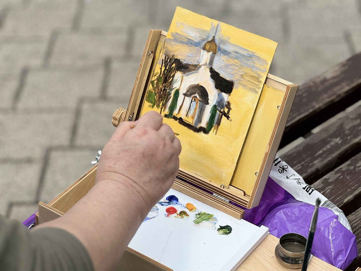 художница, ассоциация художников-пленэристов, портрет,