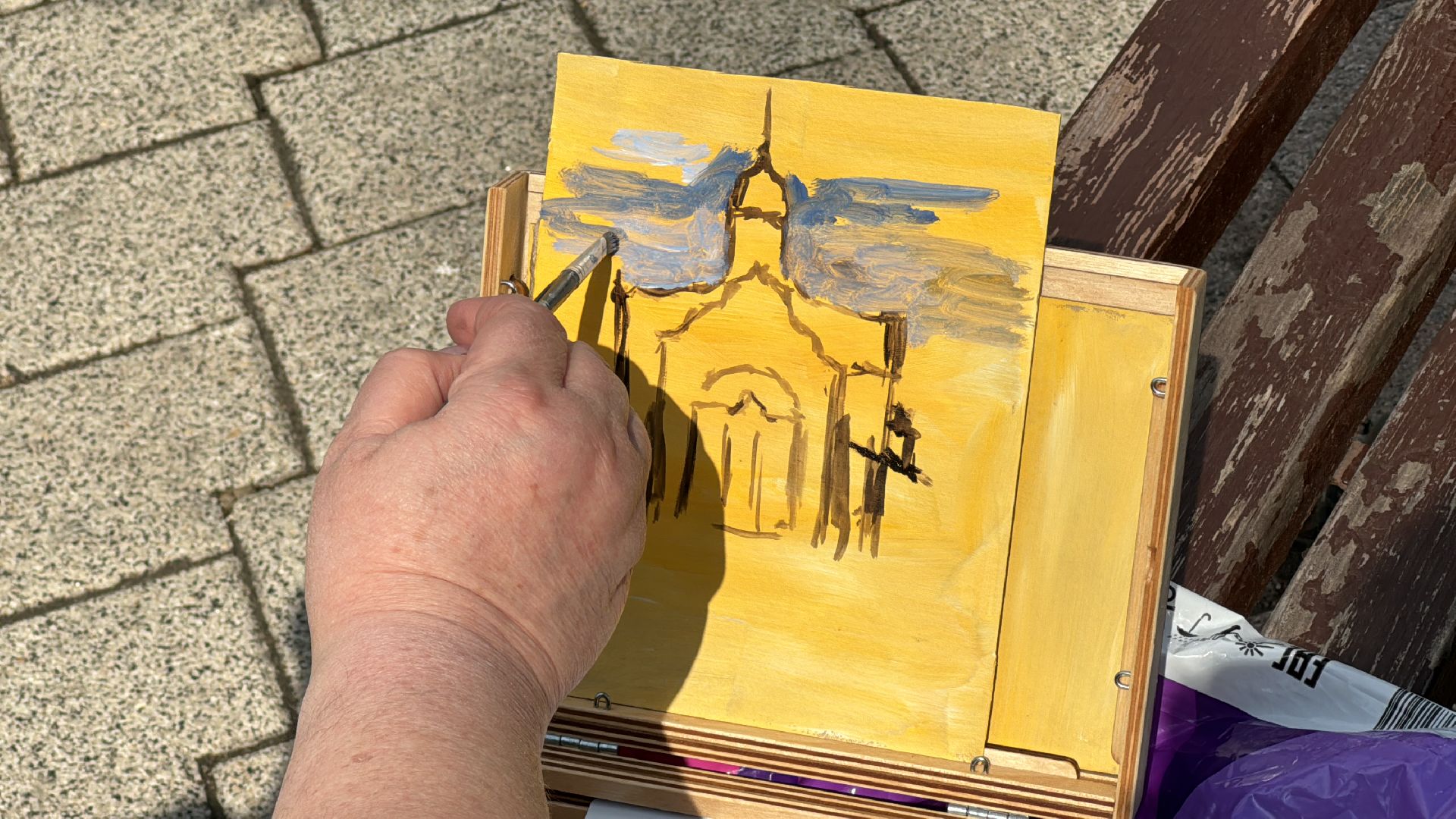 художница, ассоциация художников-пленэристов, портрет,