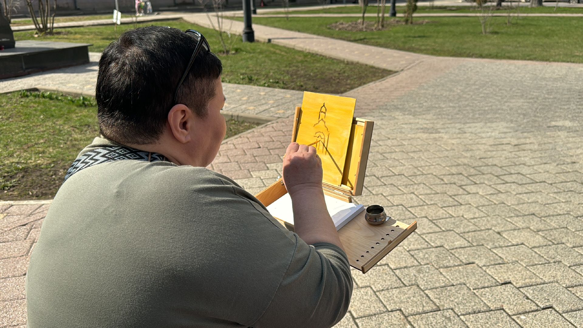 художница, ассоциация художников-пленэристов, портрет,